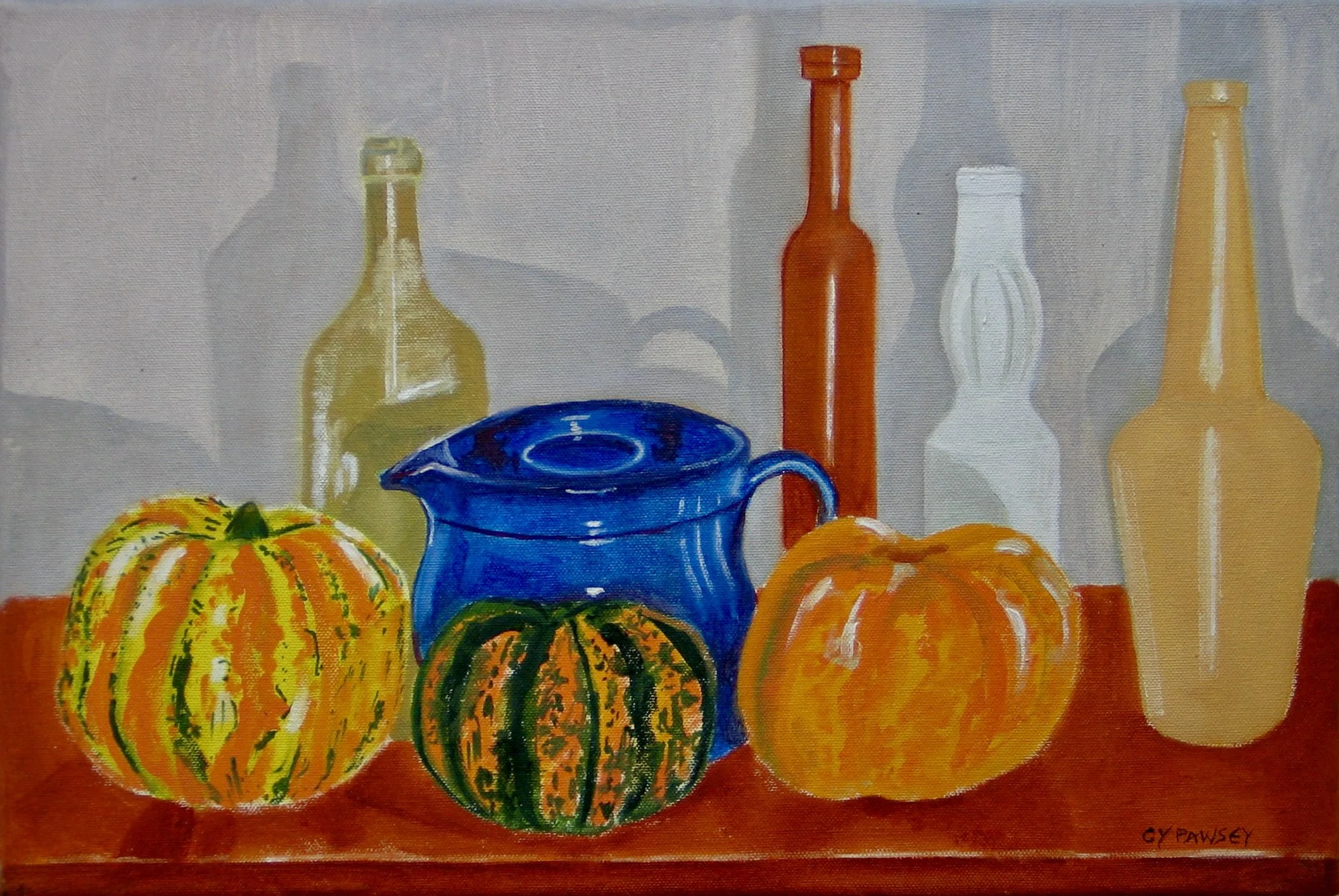 Original still life oil painting by Cy Pawsey
