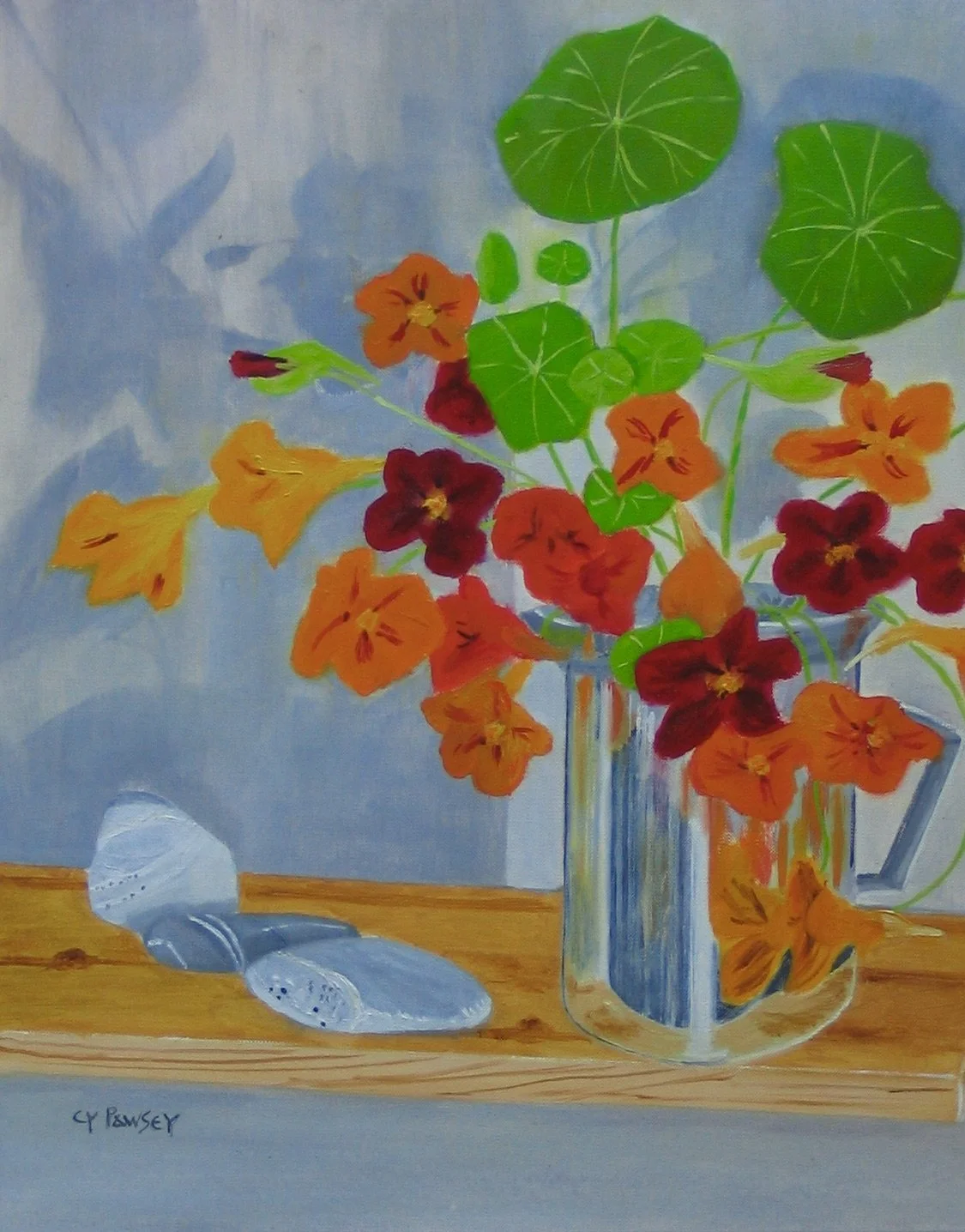 Original flower painting from galeriecy.com