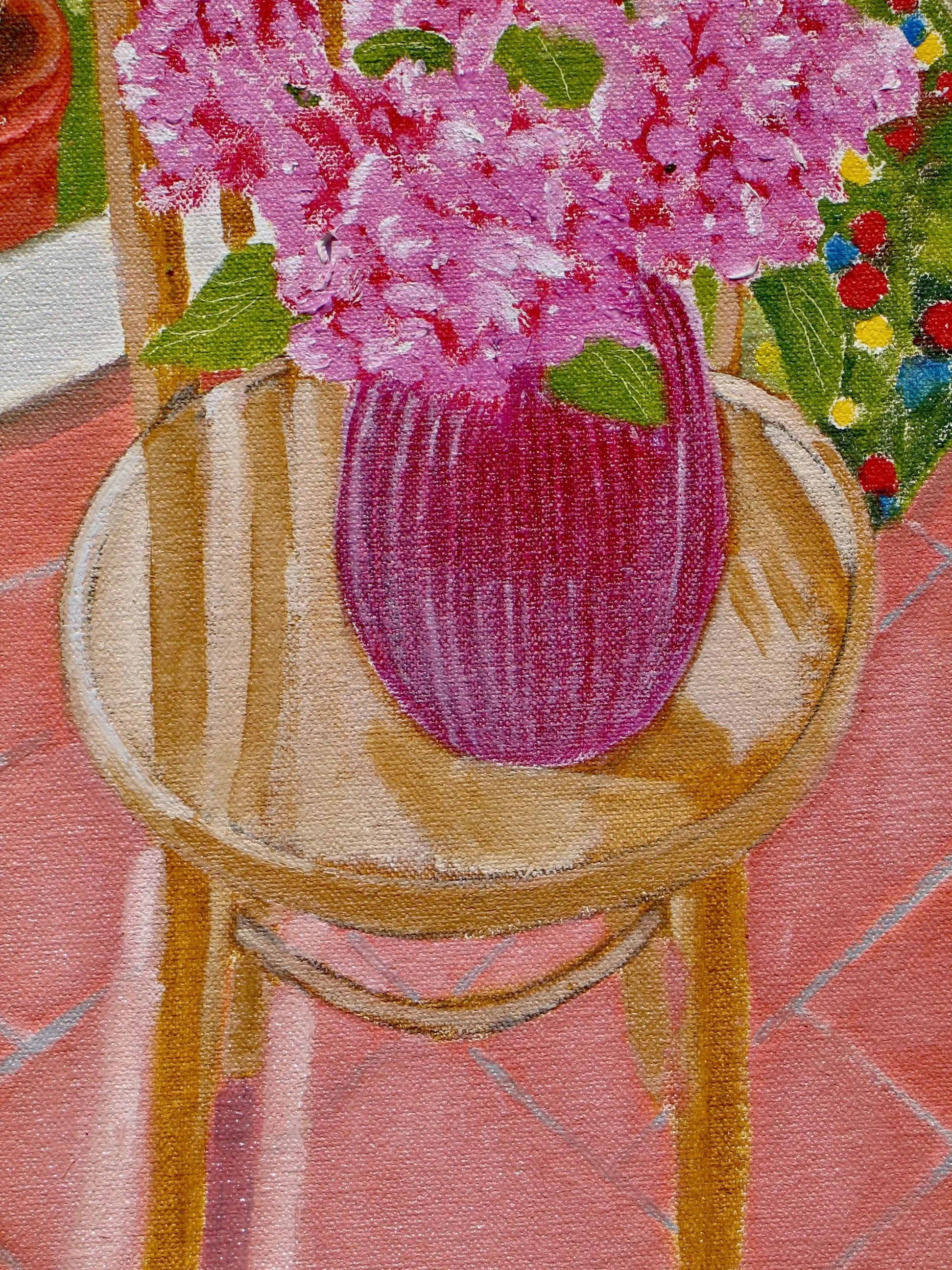 Original oil painting by Cy Pawsey, detail
