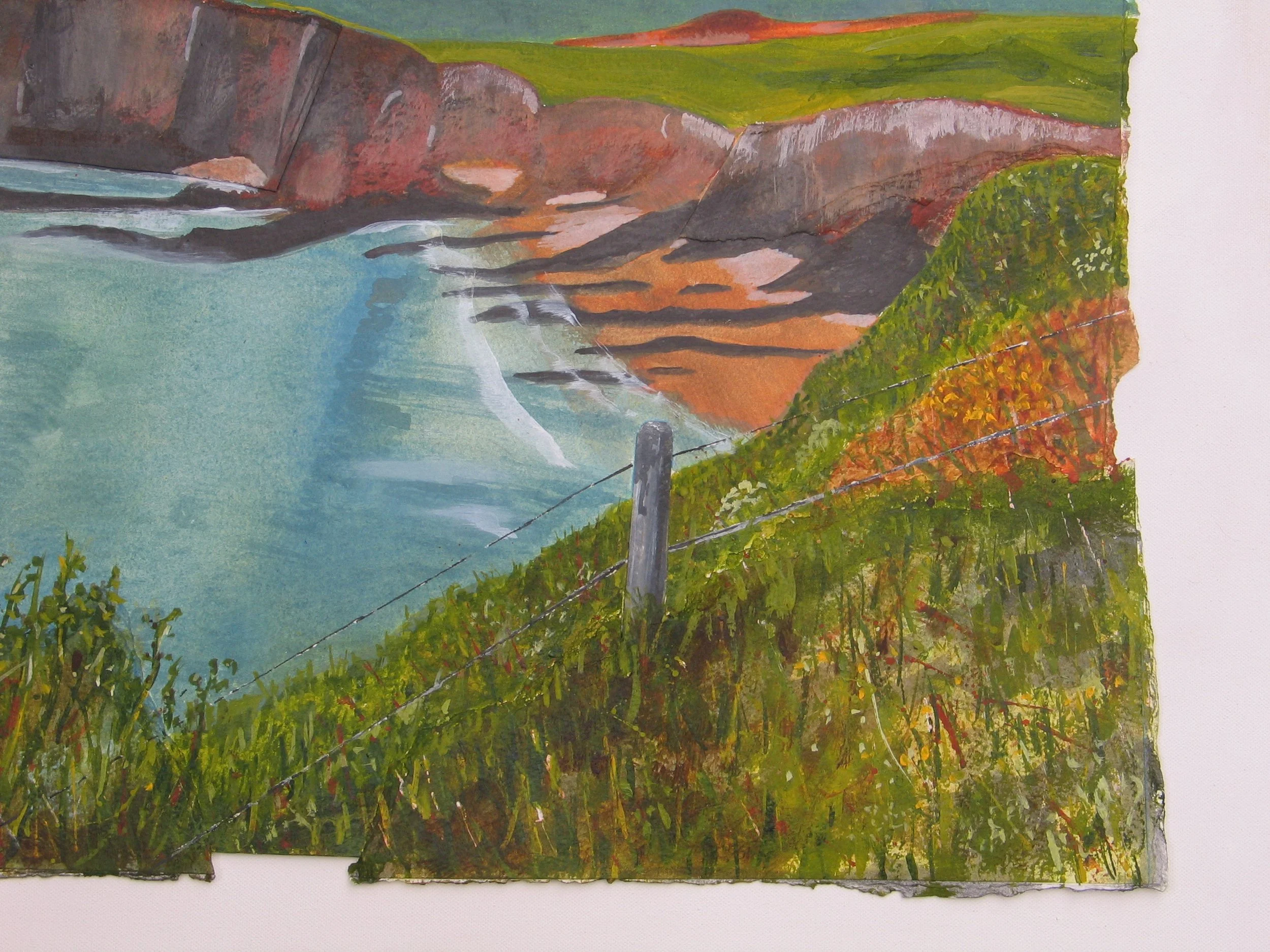 Pembrokeshire coastal view by Cy Pawsey