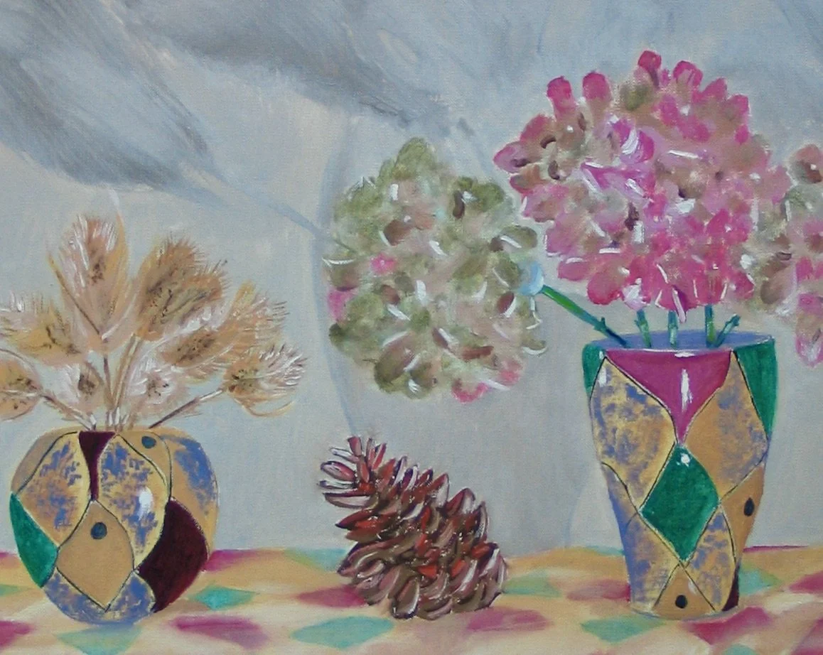 Colourful still life painting from galeriecy.com