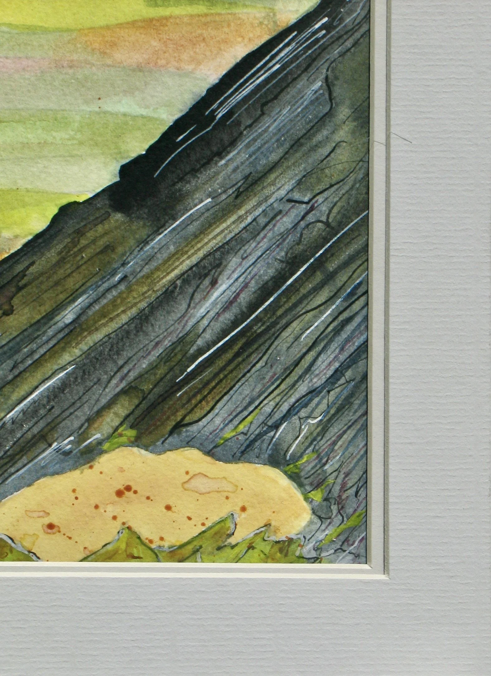 Whitesands rocks towards Carn Llidi, detail