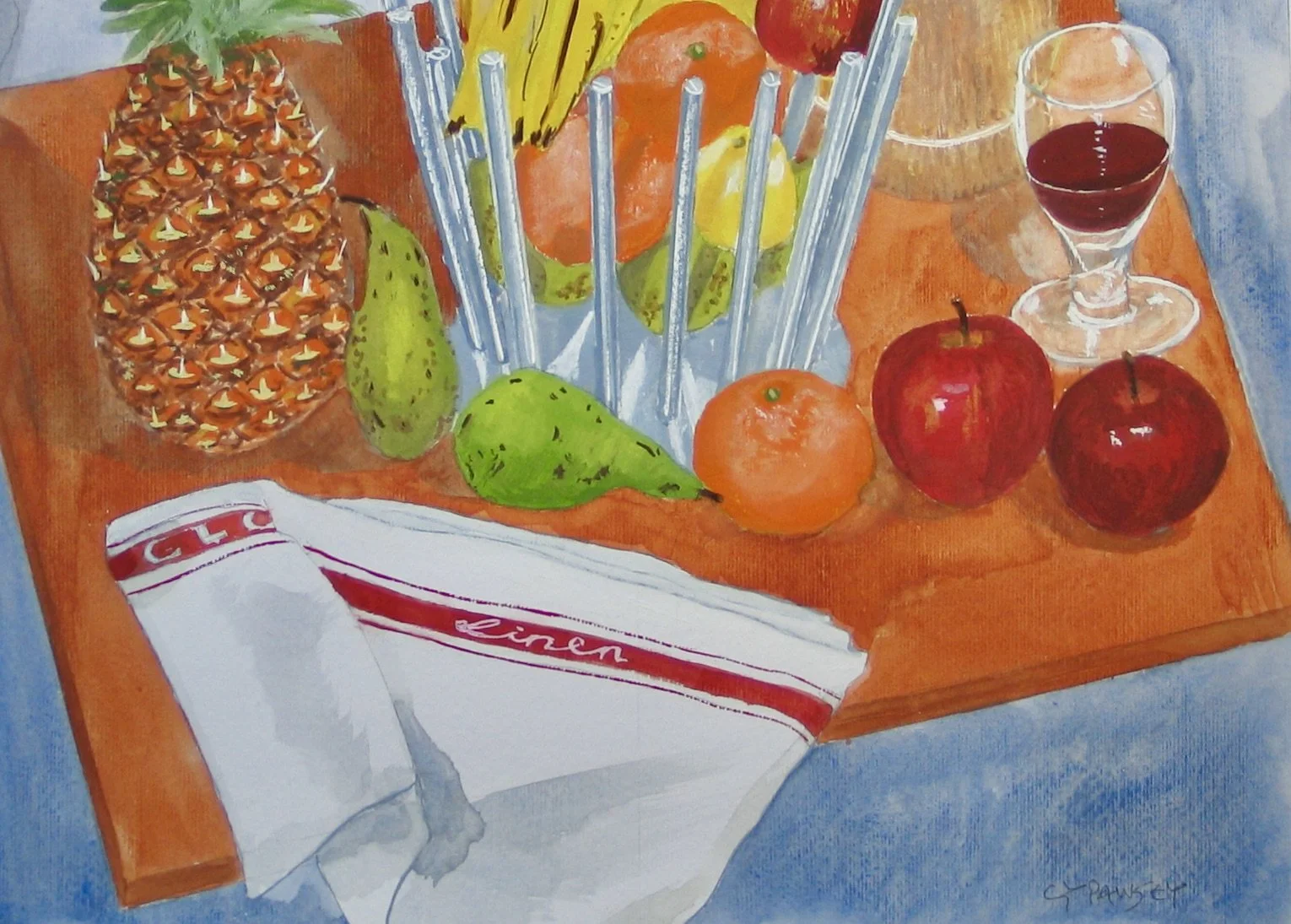 Detail from new painting on sale at galeriecy.com