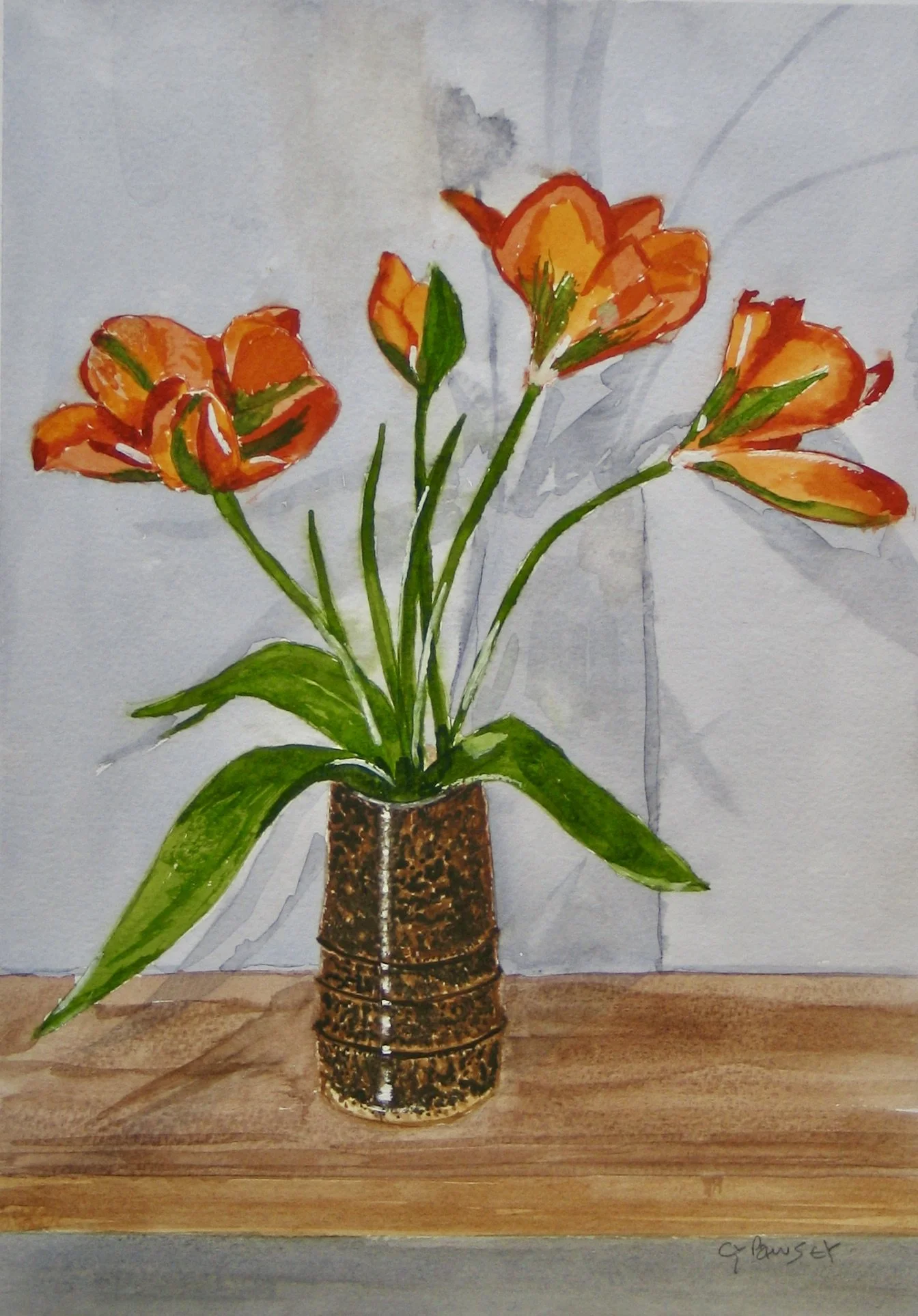 Original watercolour painting by Cy Pawsey