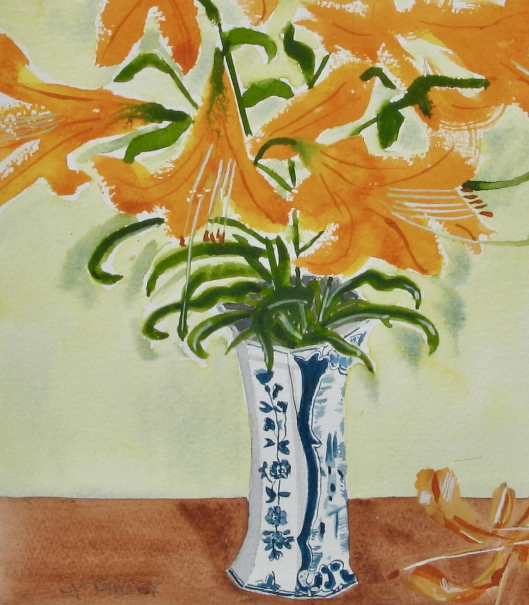 Original watercolour by Cy Pawsey for sale at galeriecy.com