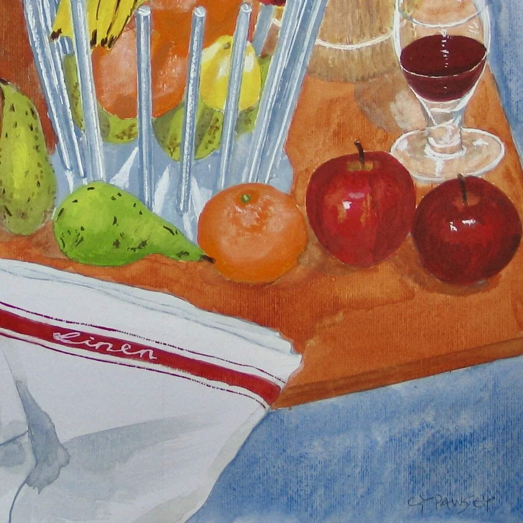 New gouache painting by Cy Pawsey