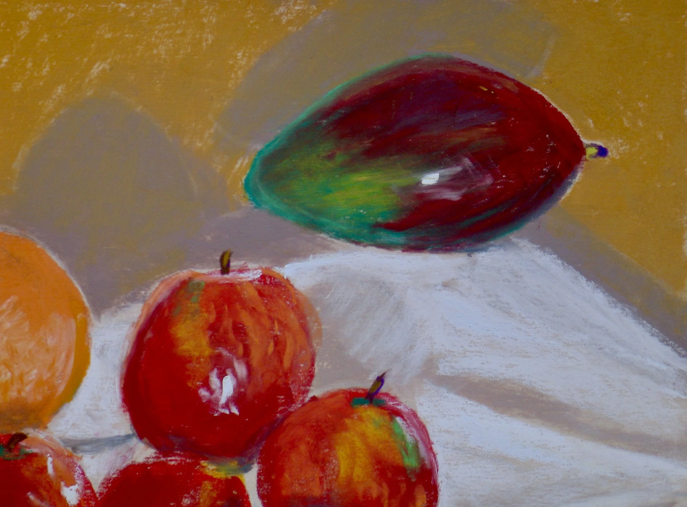 Fruit study by Cy Pawsey, detail