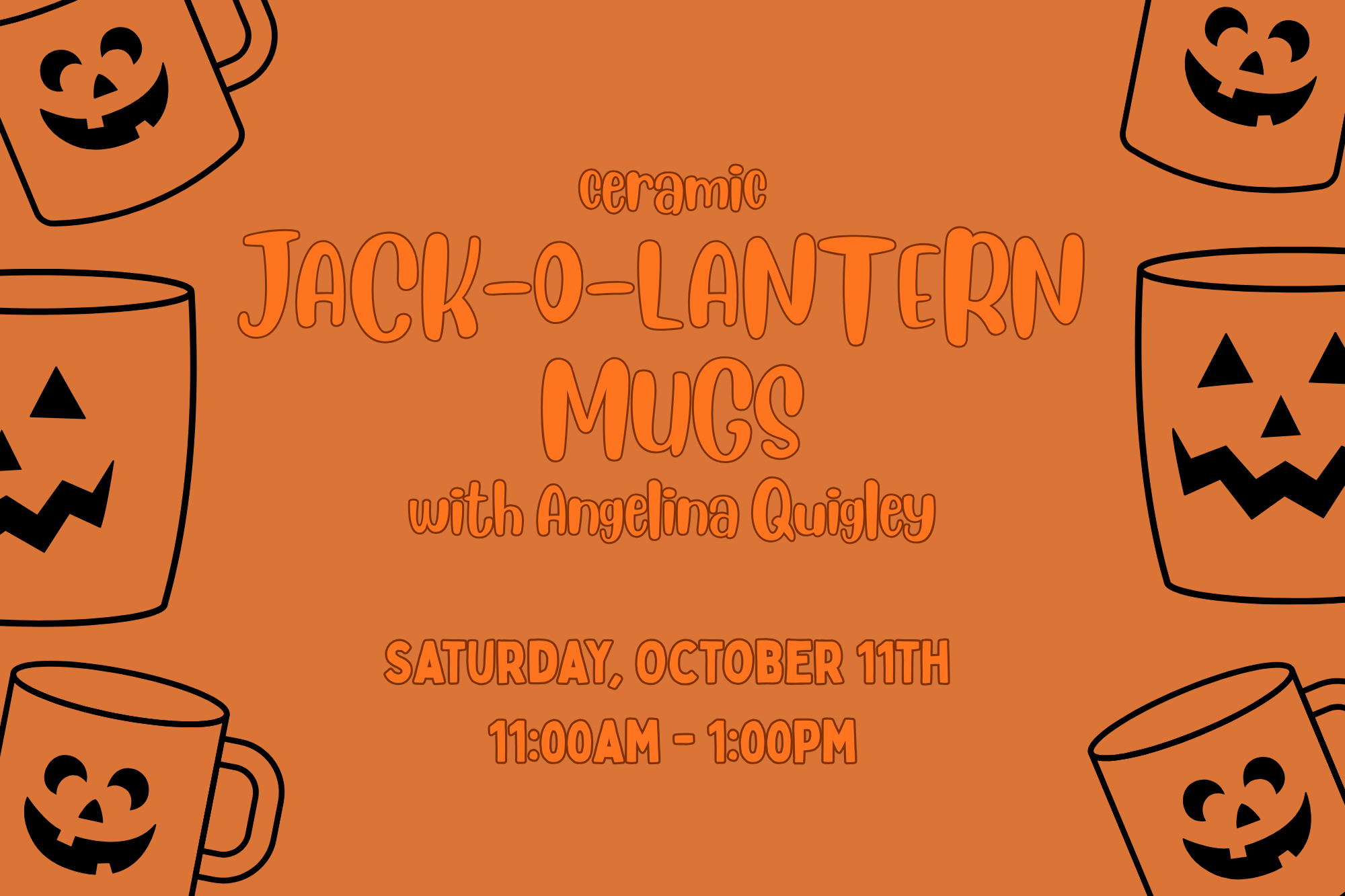 Jack-O-Lantern Mugs