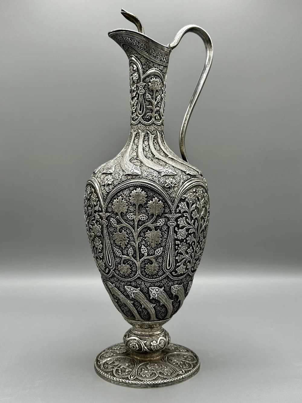An Indian Raj Silver Claret Jug — WALKER DECORATIVE ARTS
