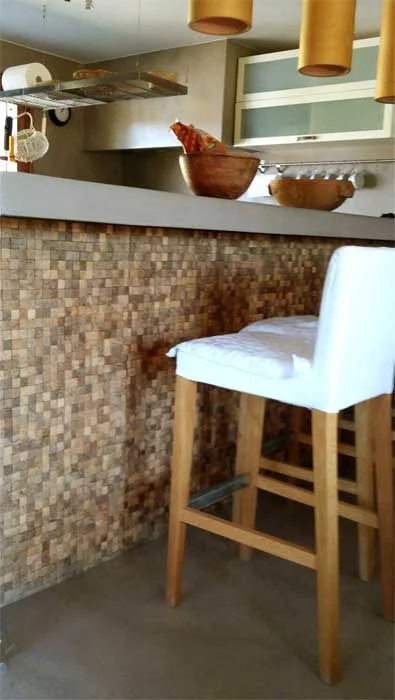 Barra panel coco natural cuadros