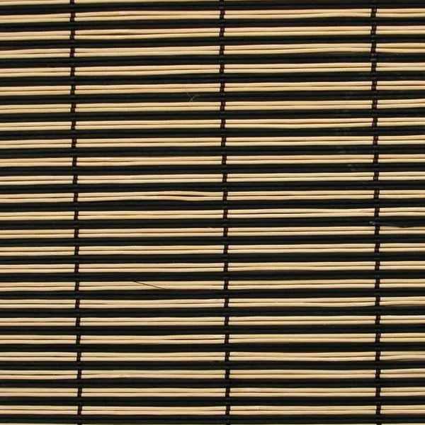 Rollo Tejido Bambú Extrafino Bicolor Negro-Natural
