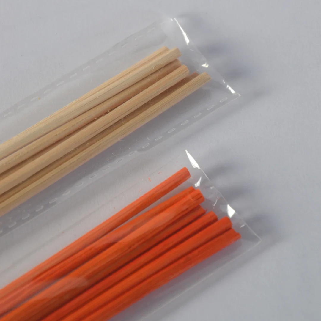Mikado natural y tintado por unidades en bolsa “polybag”