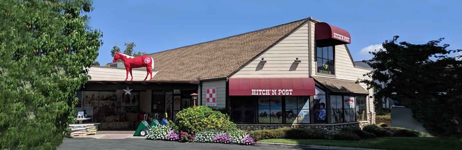 storefront of hitch'n post feed and tack