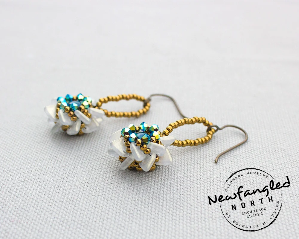 Newfangled North - Flare Earrings White 2.jpg