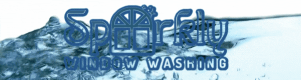 Sparkly Window Washing Animated GIF Advertisement