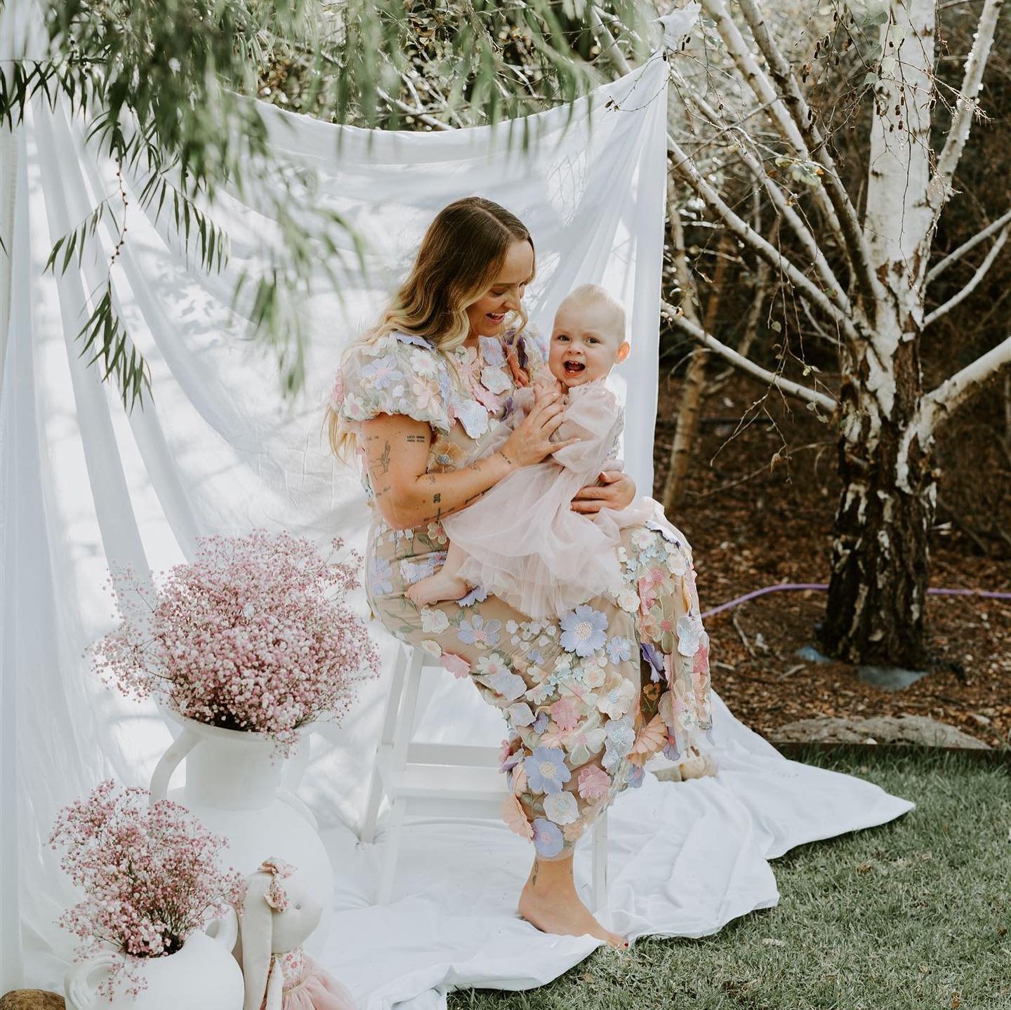 An utter delight - sunshine and smiles and cheeks for days - happy first birthday, Mila!