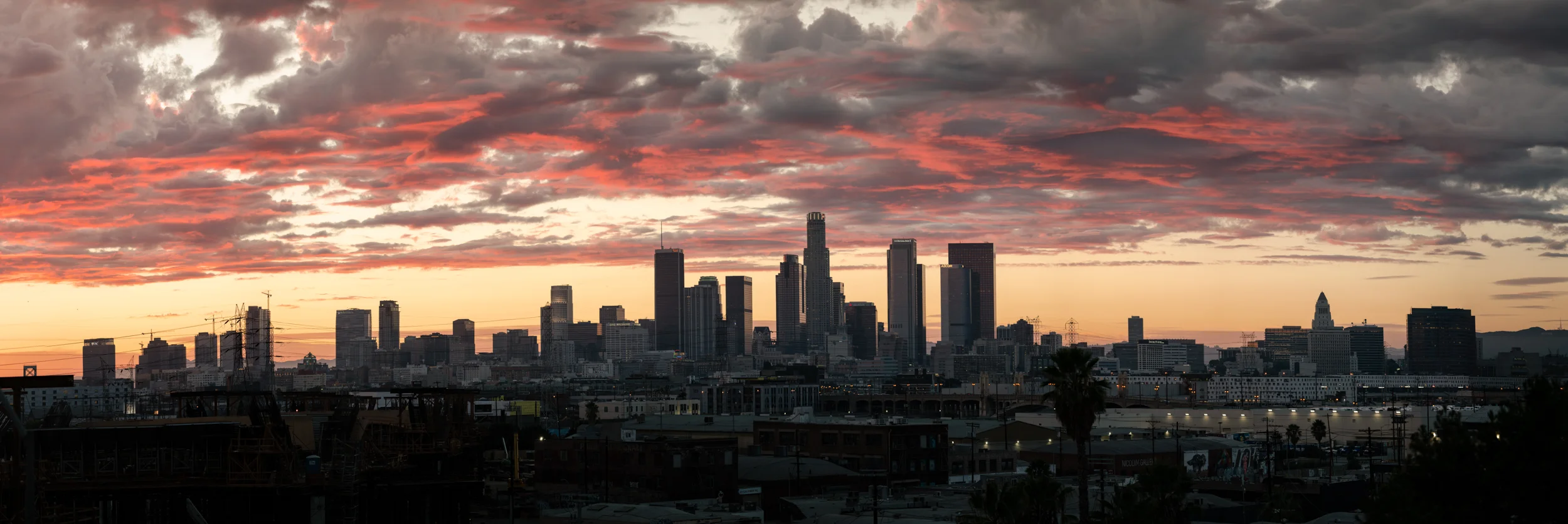 DTLA SUNSET FROM 6ST BRIDGE AND 10-101_PANO.jpg