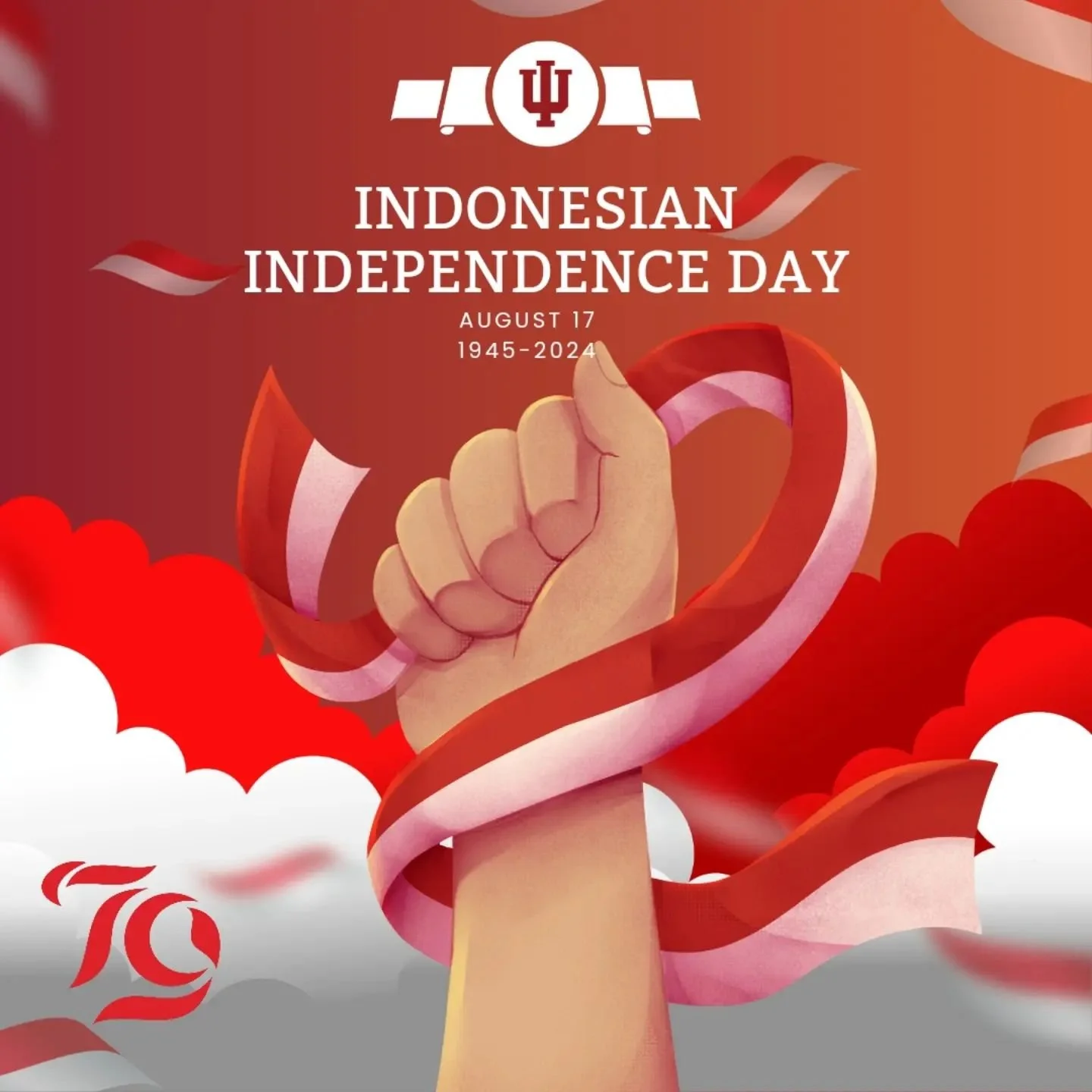 Happy 79th Indonesian Independence Day to all Indonesian Hoosiers!

1945-2024

#dirgahayuindonesia 
#dirgahayurepublikindonesia