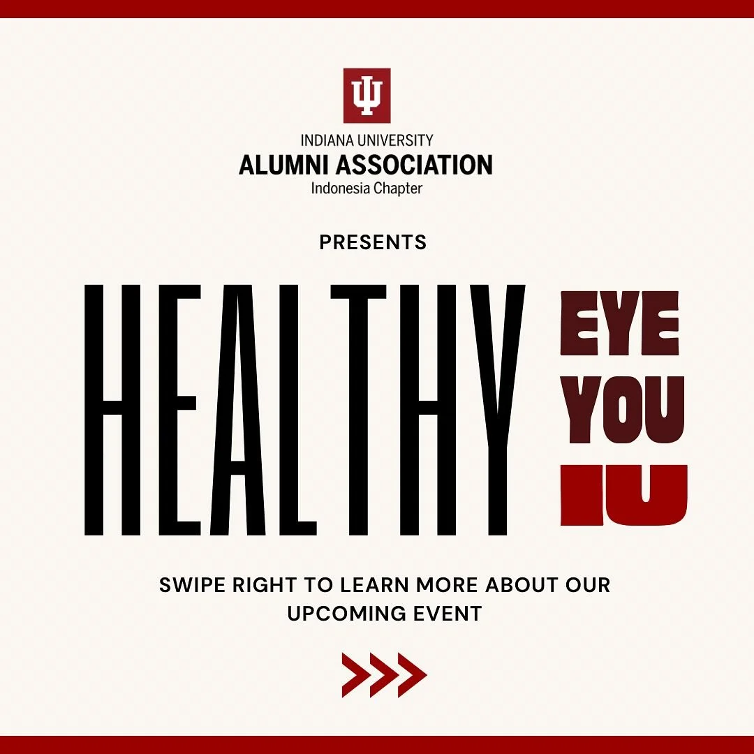 🎉 Calling all Hoosiers in Bandung! 🎉

Join us next Friday, October 25, 2024, for a day dedicated to health awareness and reconnecting with fellow alumni!

🩺 Morning Event: Healthy Eye, Healthy You, Healthy IU
Free AI-Powered Retina Fundus Screenin