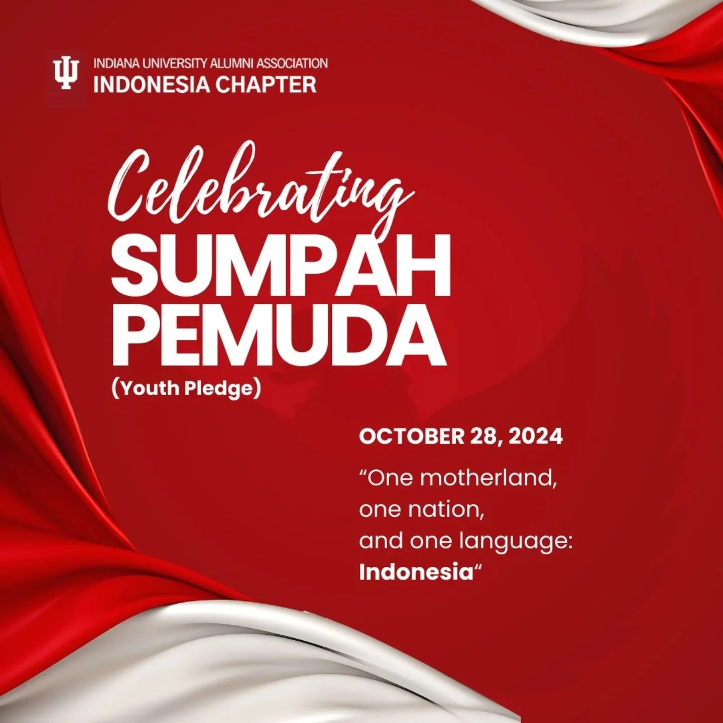 On October 28, 1928, Indonesian youth united with a vision for a free nation. The Sumpah Pemuda, or Youth Pledge, declared one motherland, one nation, and one language: Indonesia. 🇮🇩✊

This pledge laid the foundation for Indonesia's independence mo