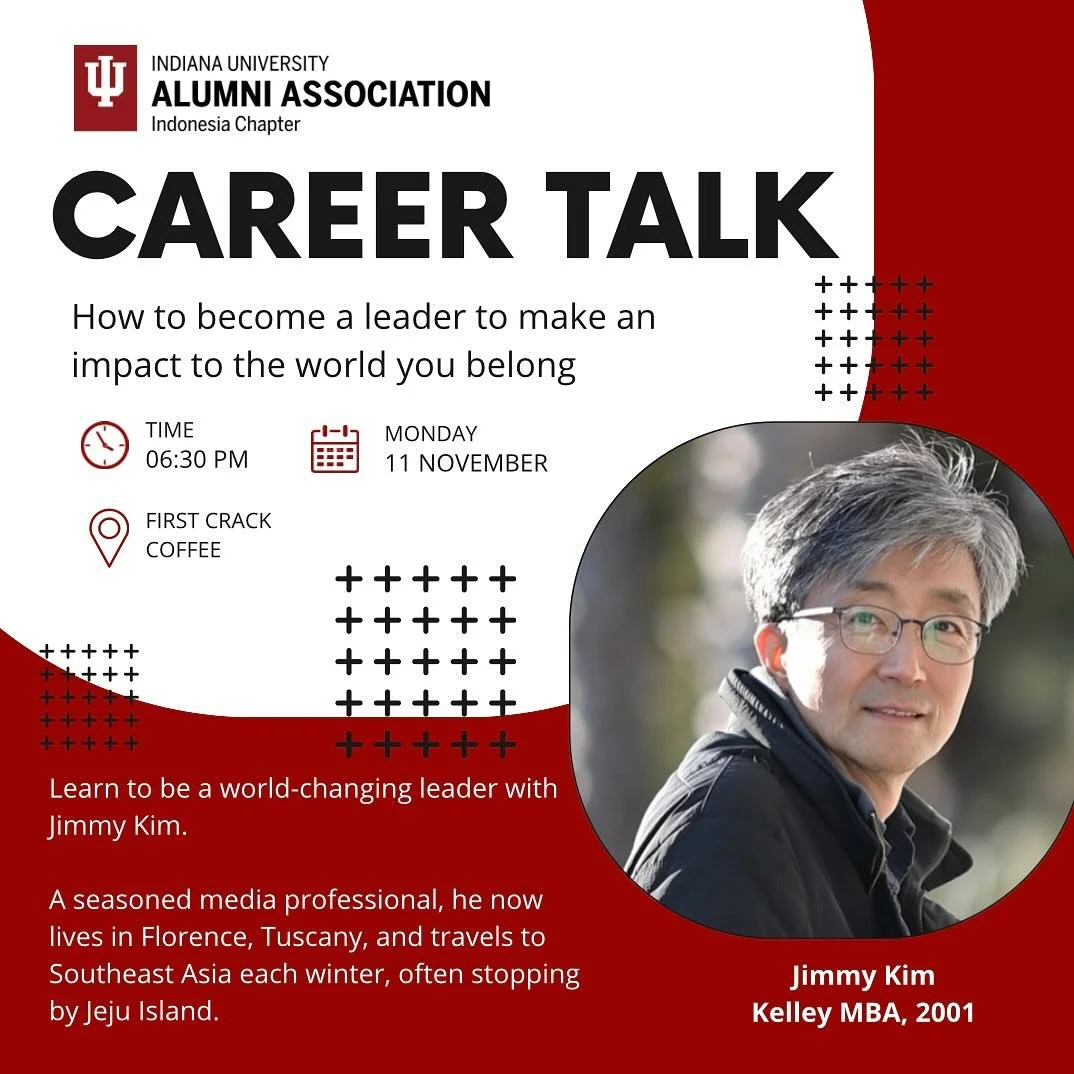 Hello Hoosiers! We are excited to announce our upcoming Career Talk: How to Become a Leader and Make an Impact in the World You Belong!

📅 Date: 11 November 2024 
🕡 Time: 7:00 PM 
📍 Location: First Crack Coffee, Jl. Bumi No.10 2, Gunung, Kec. Kby.