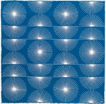 Kelly Ording, Sun Rotations, acrylic on paper, 14 1/2 x 14 1/2 in.