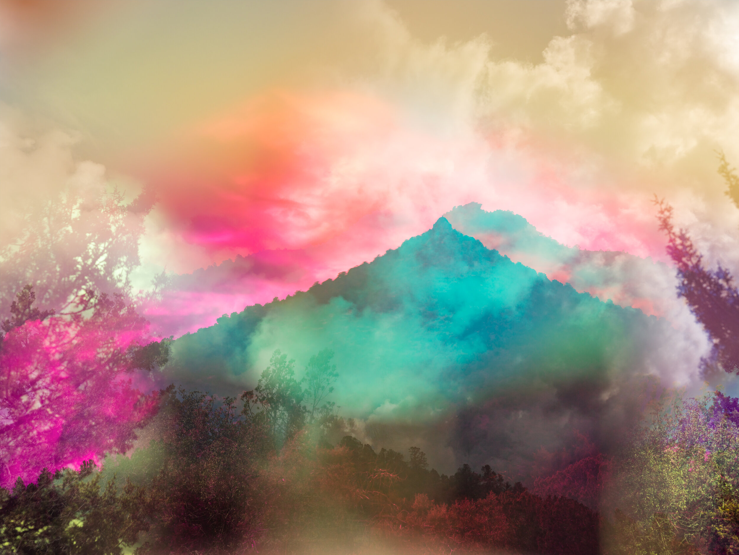 Terri Loewenthal, Psychscape 71 (Ike's Backbone, AZ), 2018, archival pigment print, 42x56