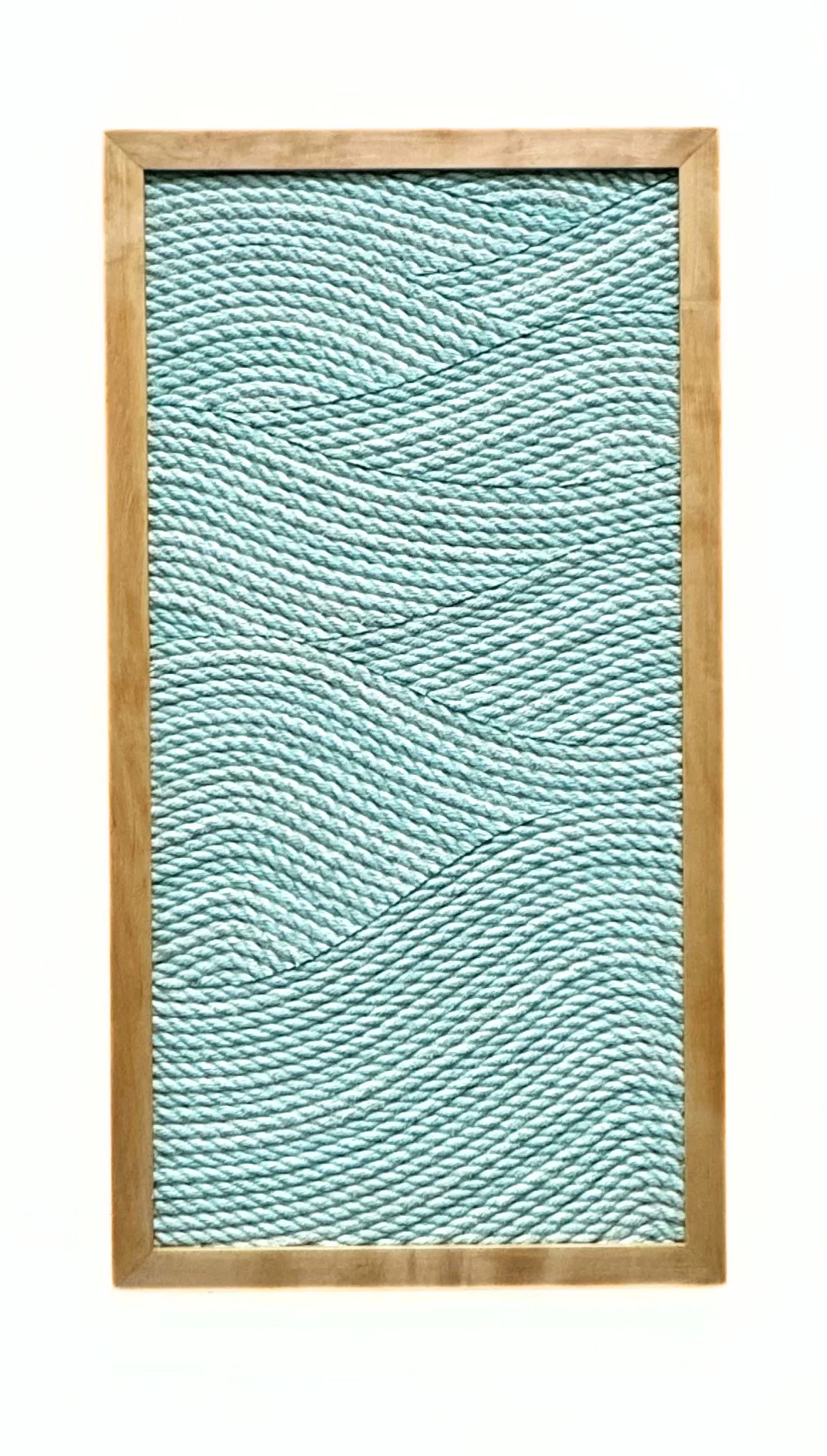 Ethan Estess, Kuroshio No. 85, 47 x 25 in., custom maple frame