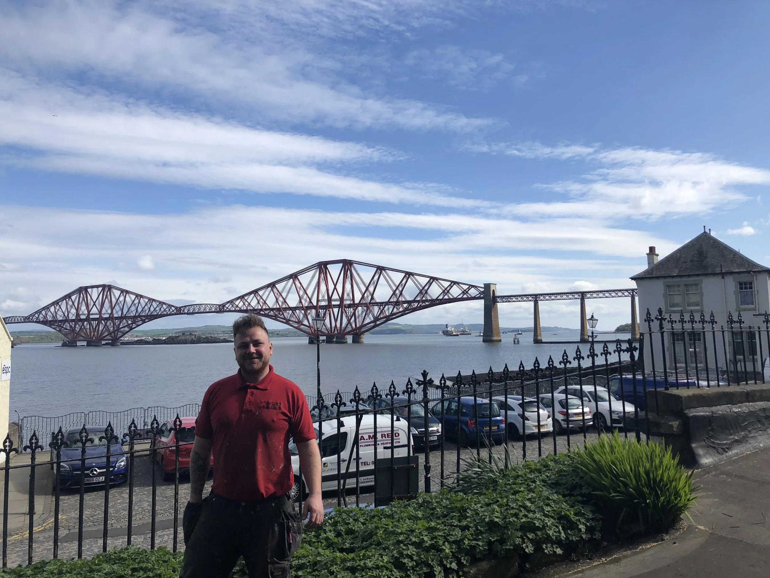 Great breaktime views in South Queensferry 
