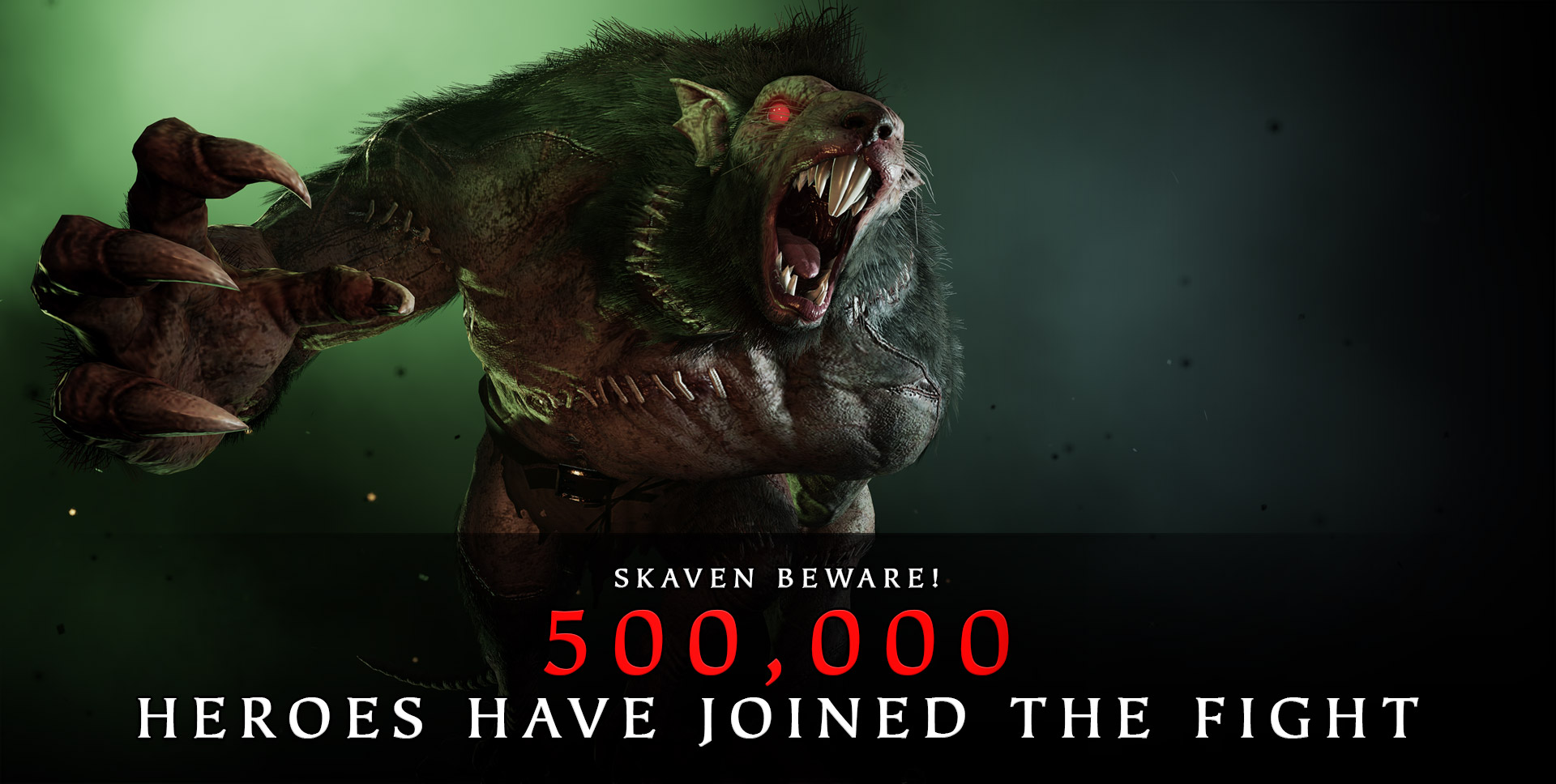 500,000 Vermintide Copies Sold