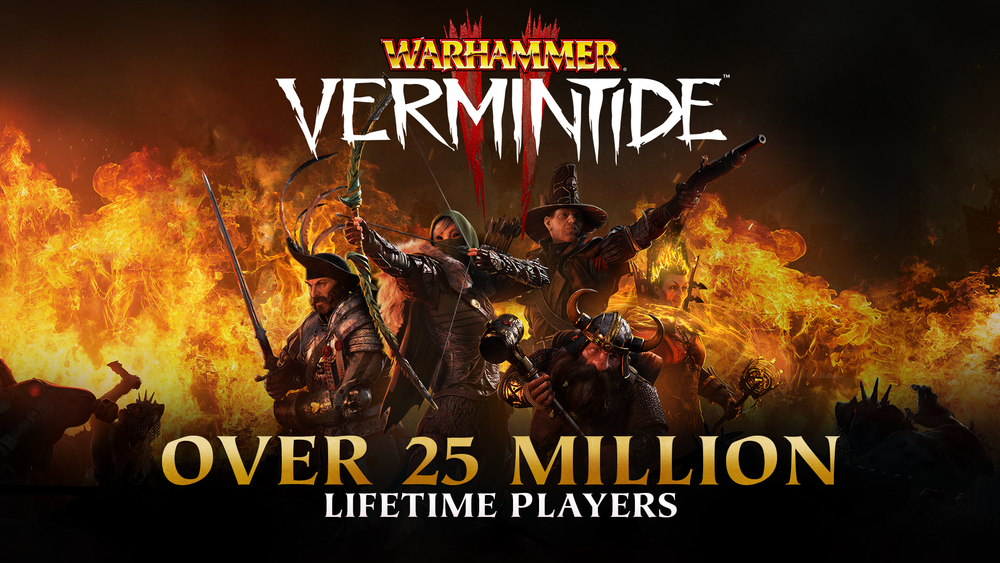 Over 25 million Vermintide 2 players!