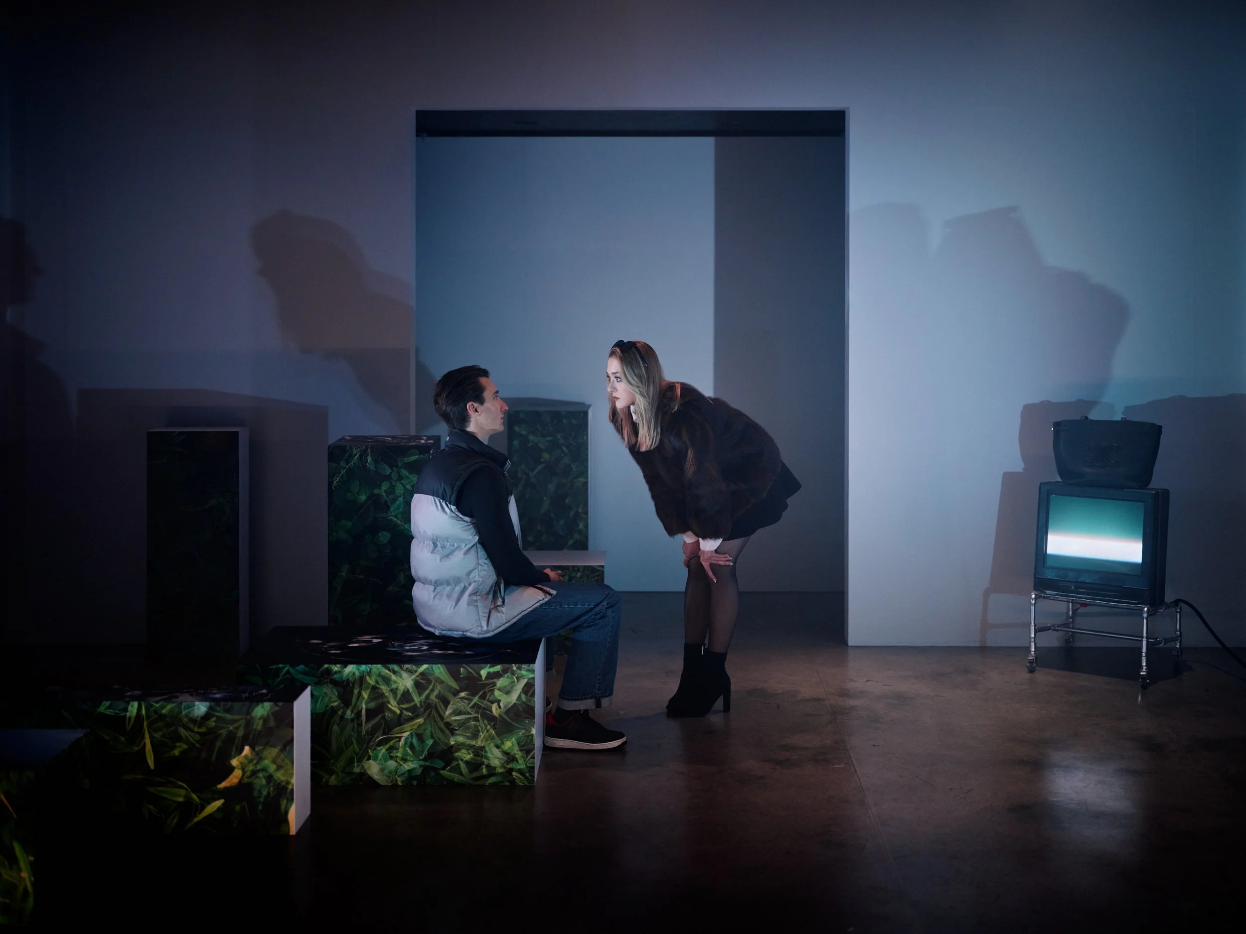 Becca Galvin & Tom Stokes in 'ANNA X' by Joseph Charlton, directed by Tait de Lorenzo.