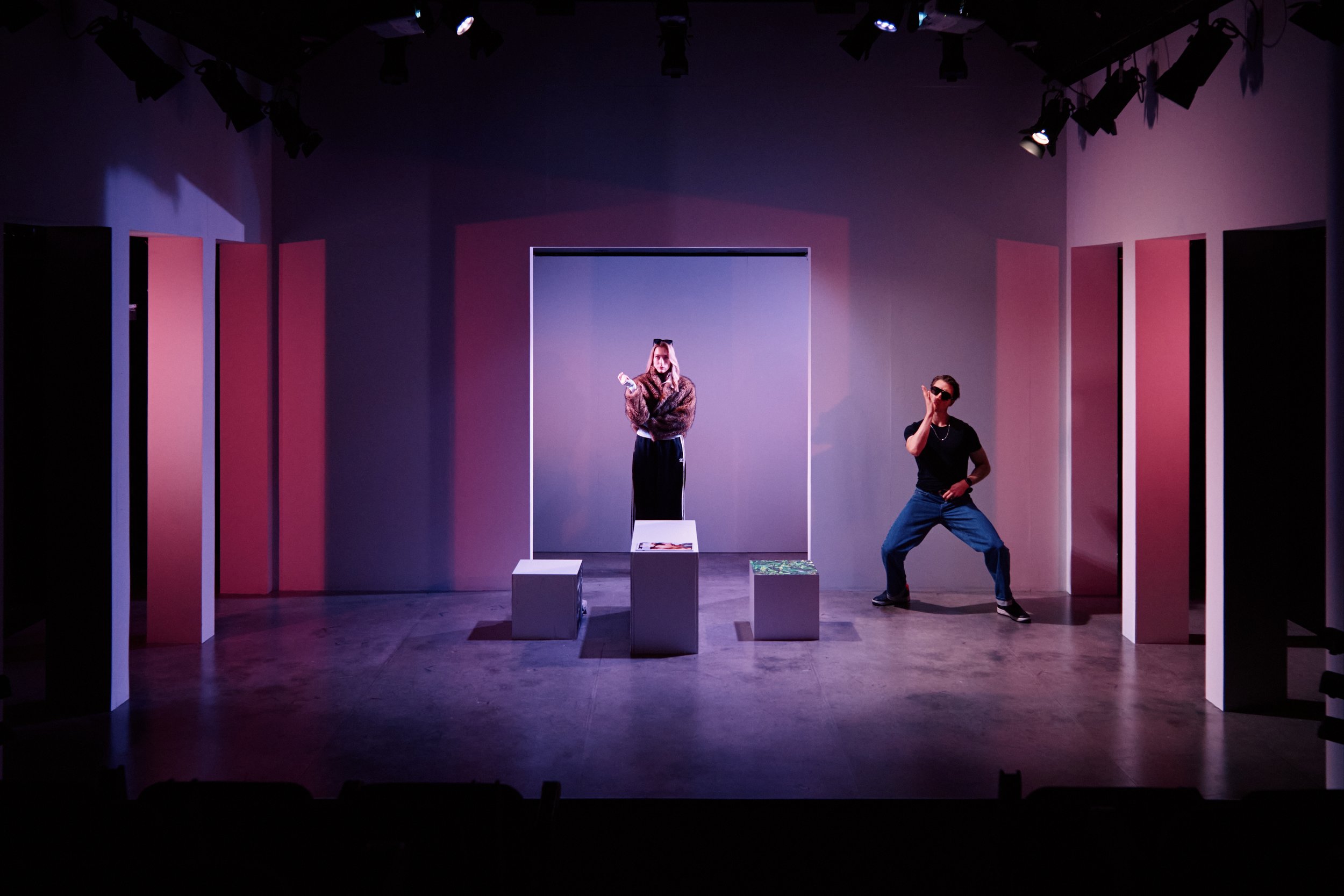 Becca Galvin & Tom Stokes in 'ANNA X' by Joseph Charlton, directed by Tait de Lorenzo.
