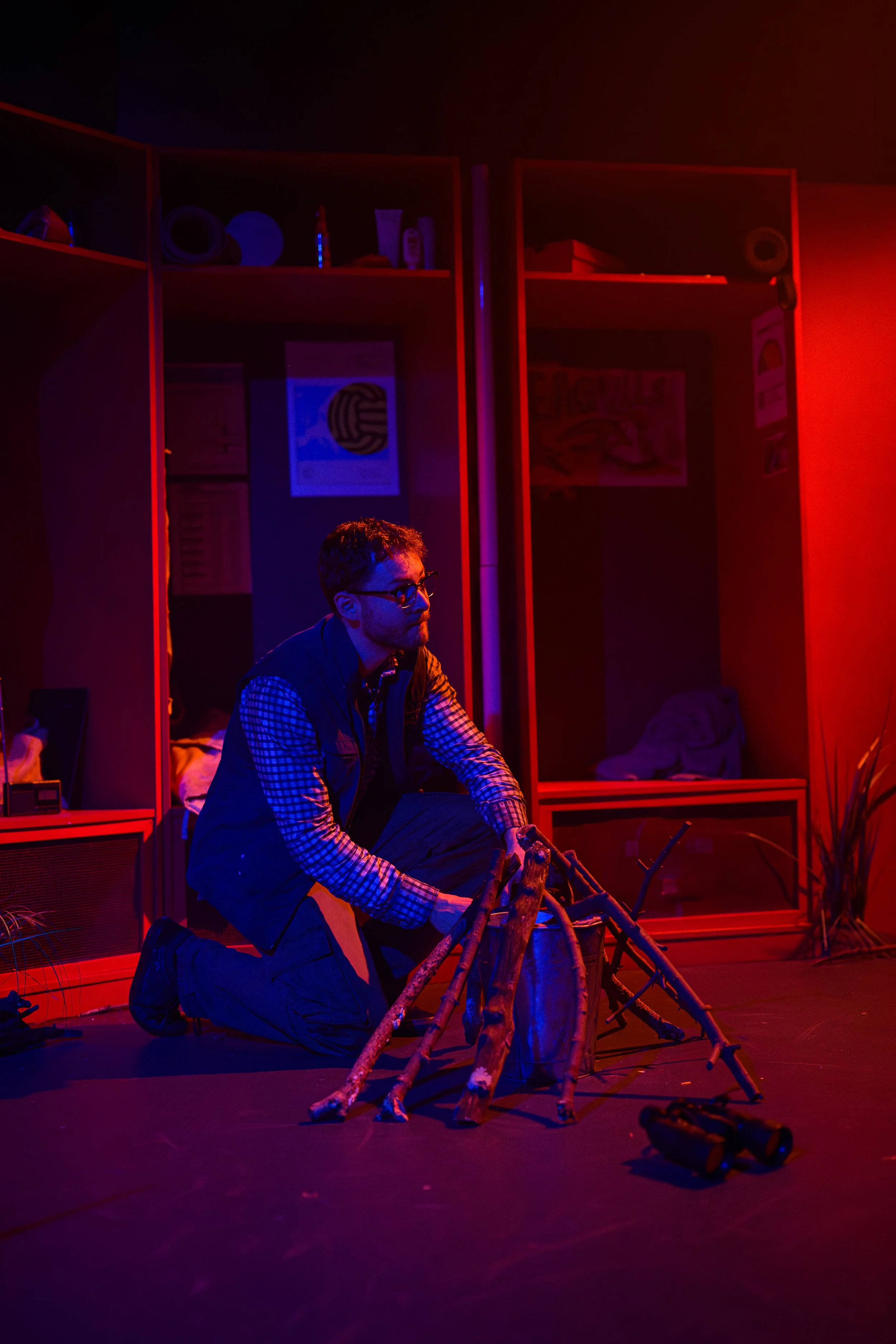 Aaron Wilson in 'Milked' by Simon Longman, directed by Simon Porro.
