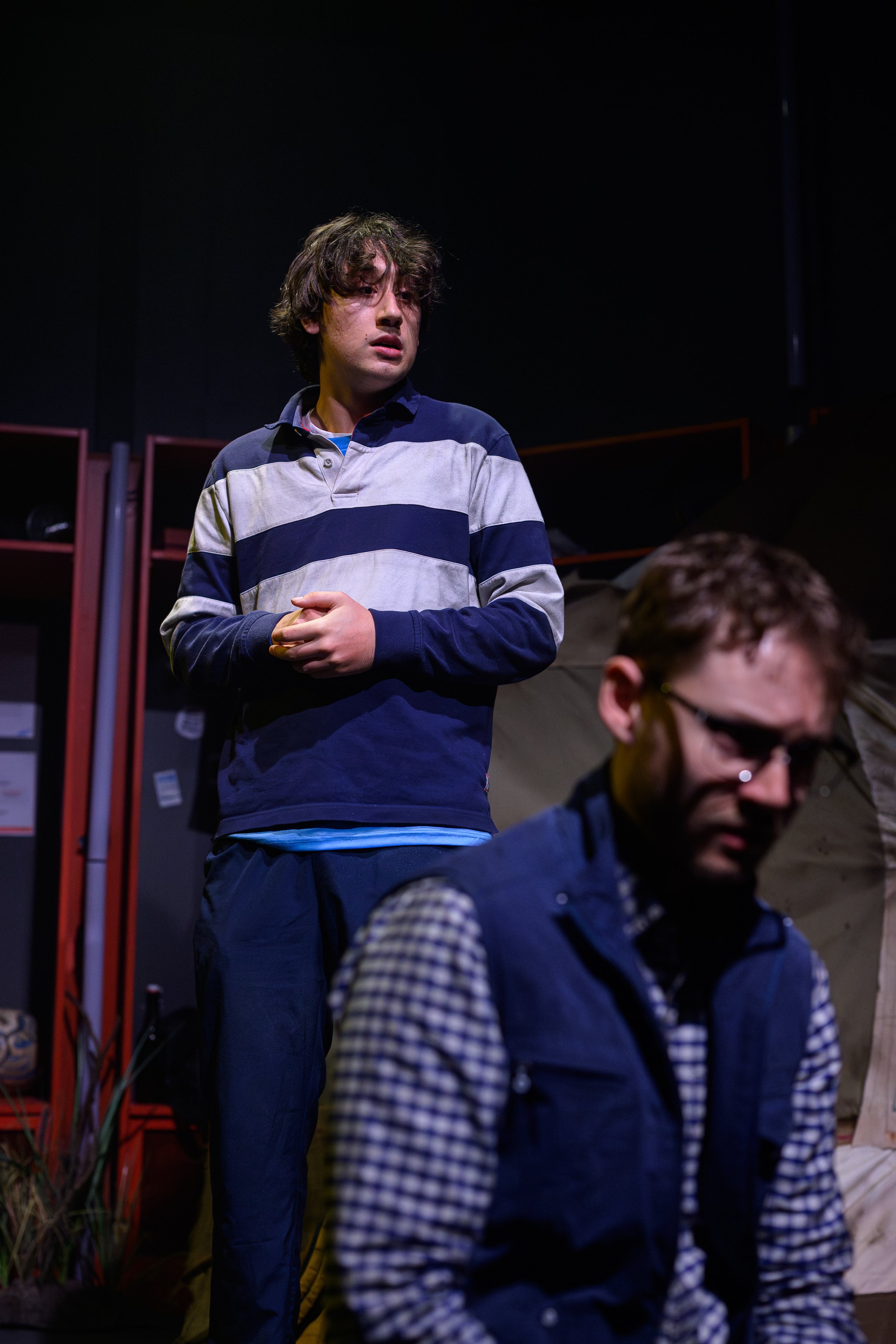 Aaron Wilson and James Provis in 'Milked' by Simon Longman, directed by Simon Porro.