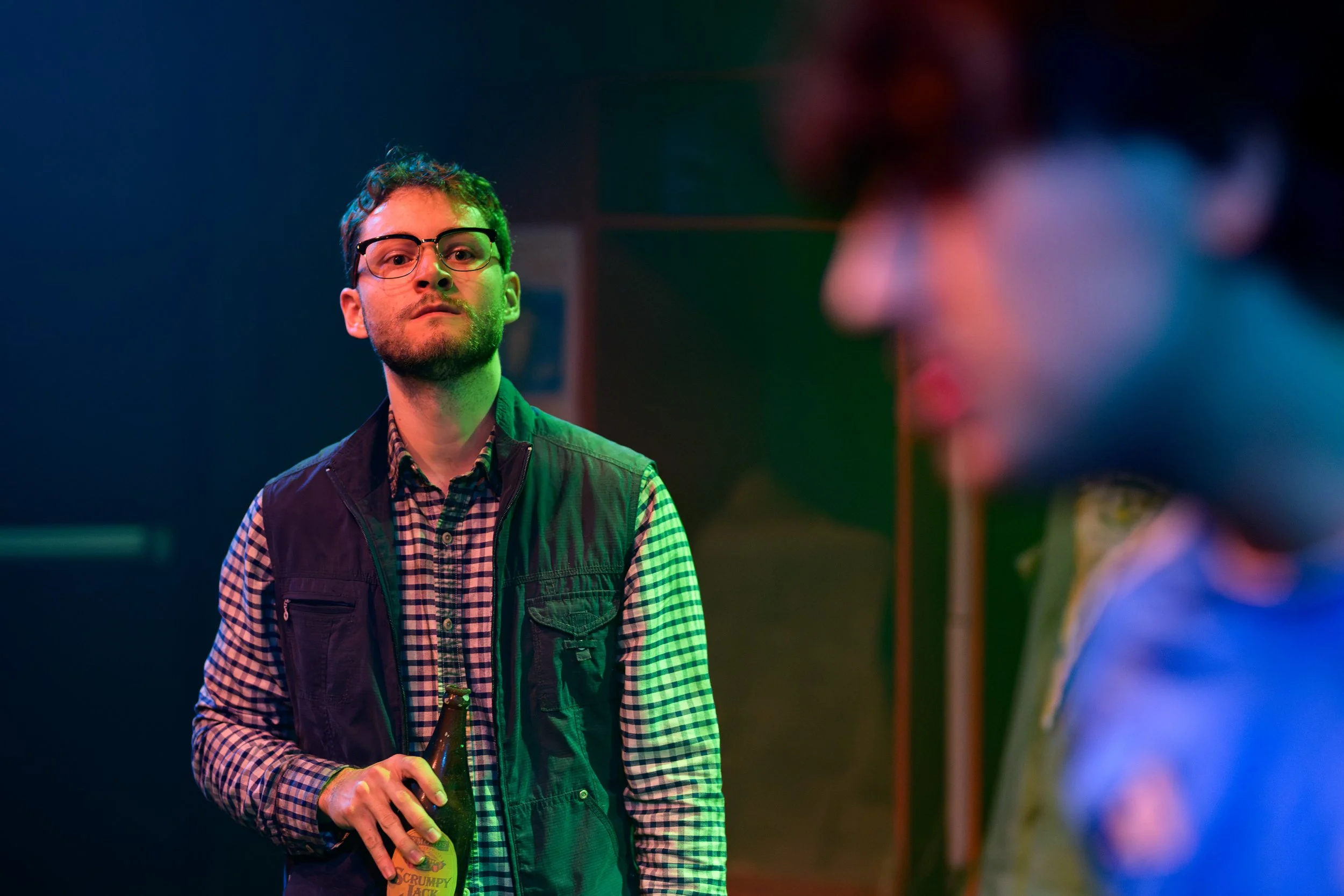 Aaron Wilson in 'Milked' by Simon Longman, directed by Simon Porro.