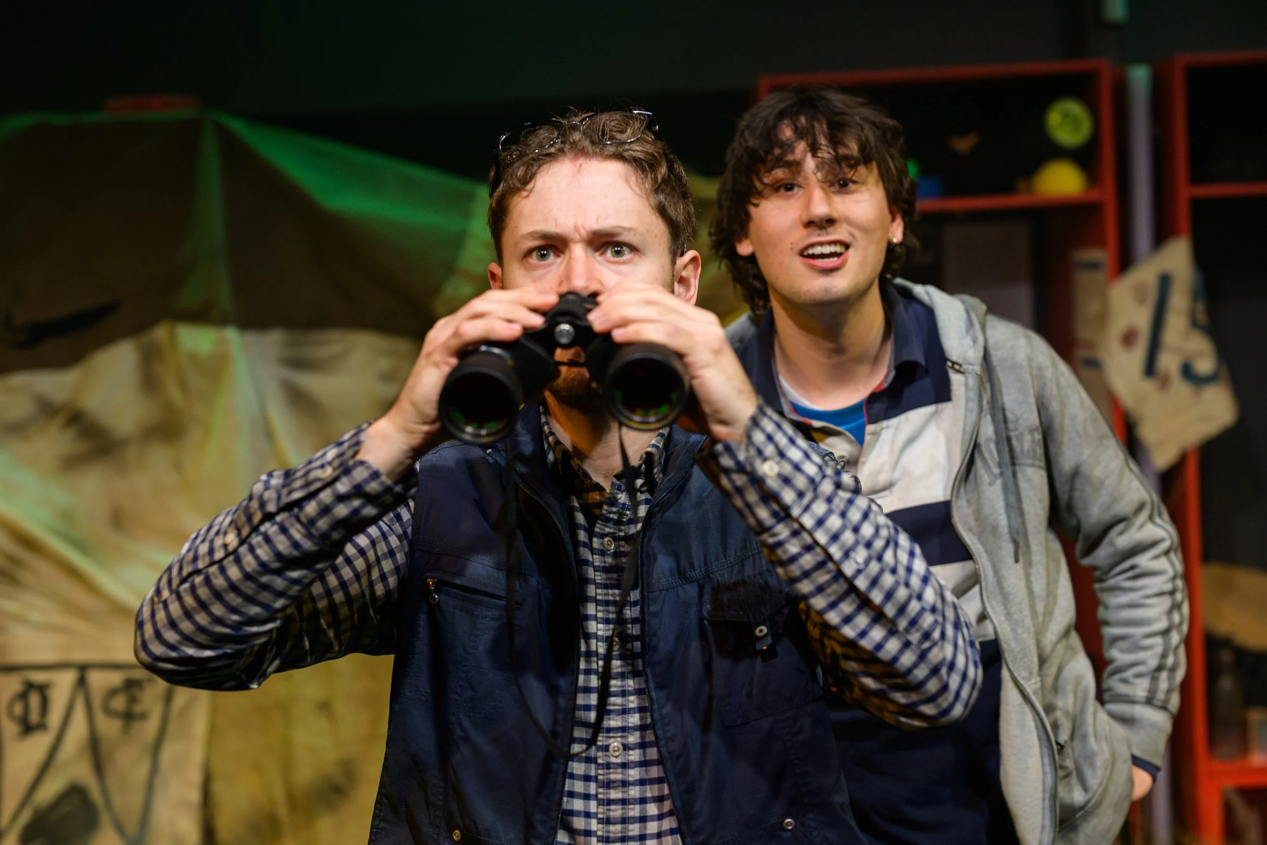 Aaron Wilson and James Provis in 'Milked' by Simon Longman, directed by Simon Porro.