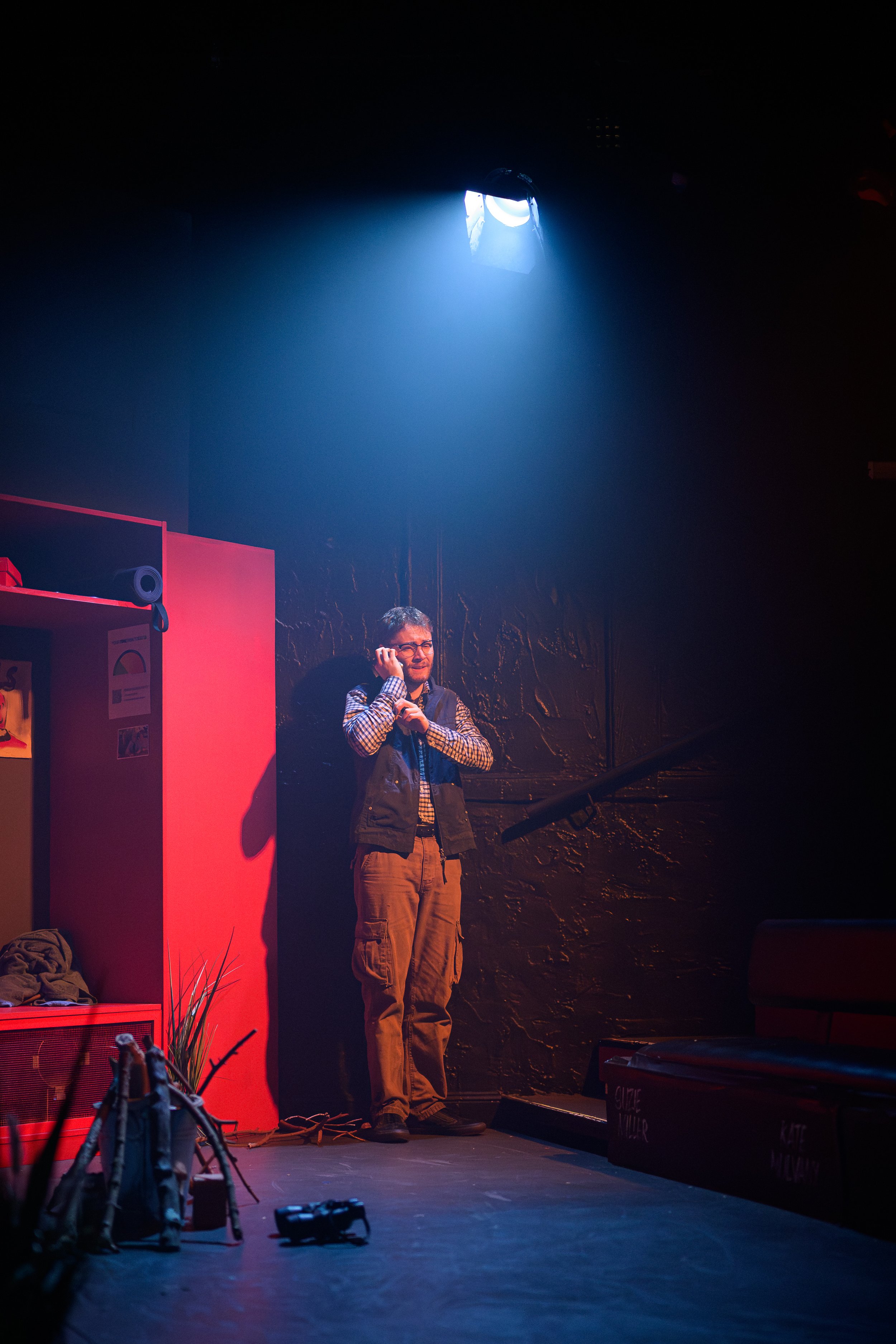 Aaron Wilson in 'Milked' by Simon Longman, directed by Simon Porro.