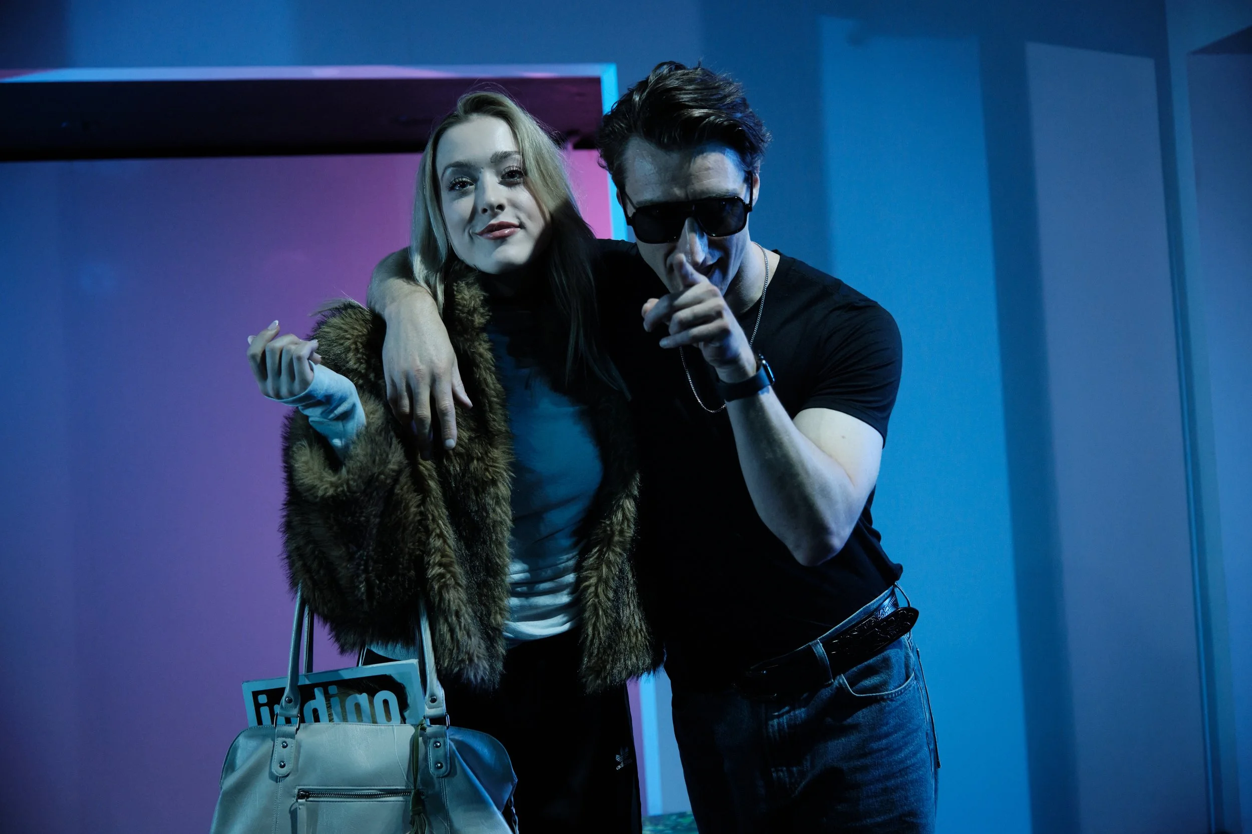 Becca Galvin & Tom Stokes in 'ANNA X' by Joseph Charlton, directed by Tait de Lorenzo.