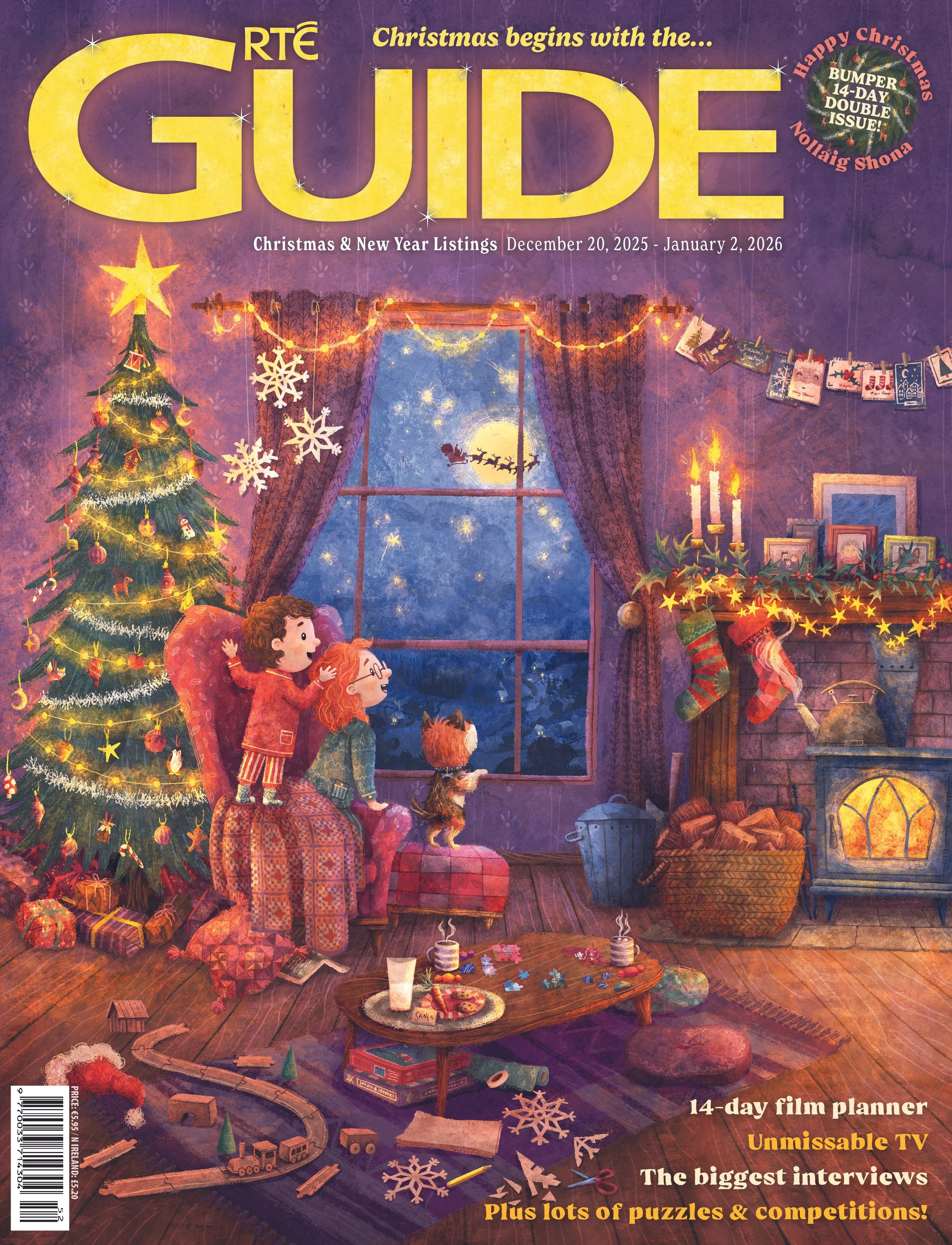 Christmas RTÉ Guide Cover 2025