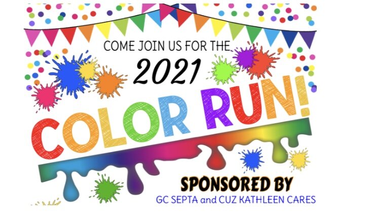 Middle School Color Run 2021