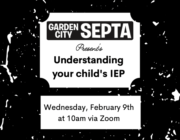 GC SEPTA Meeting "Understanding your Child's IEP"