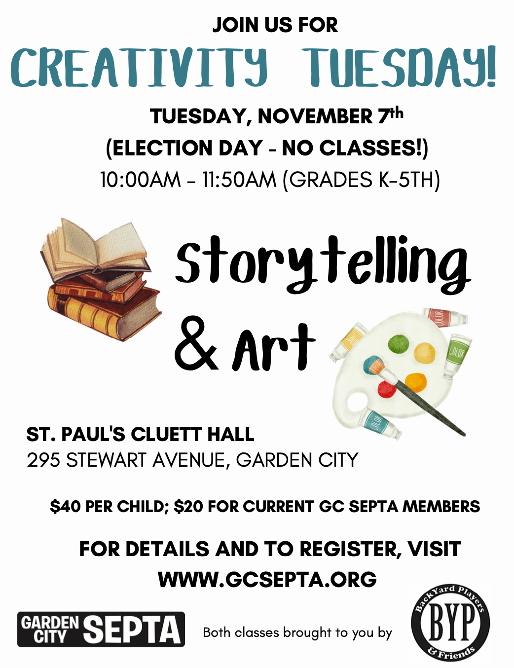 Creativity Tuesday - School's out for Election Day