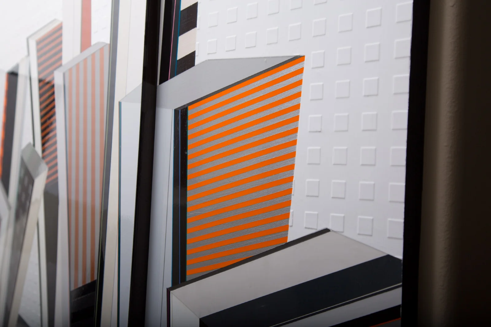   Geo City  |   4-Panel Corner Fade Set | 6ft x 4ft 