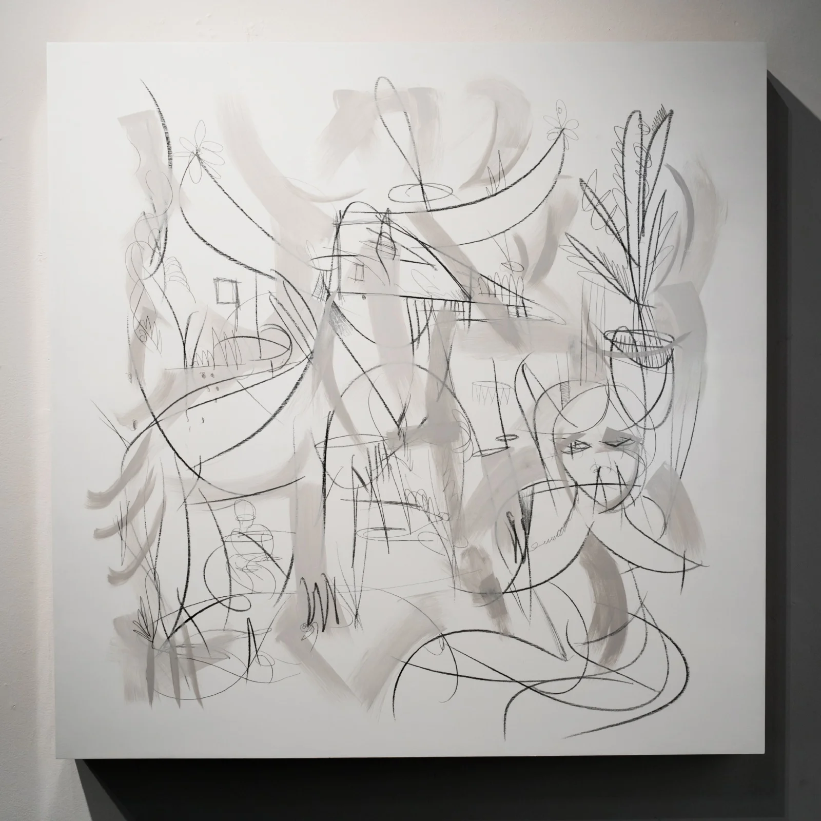   Corn Mother  | 3ft x 3ft | Pencil, Acrylic, Cherrywood Panel, UV-Clear 