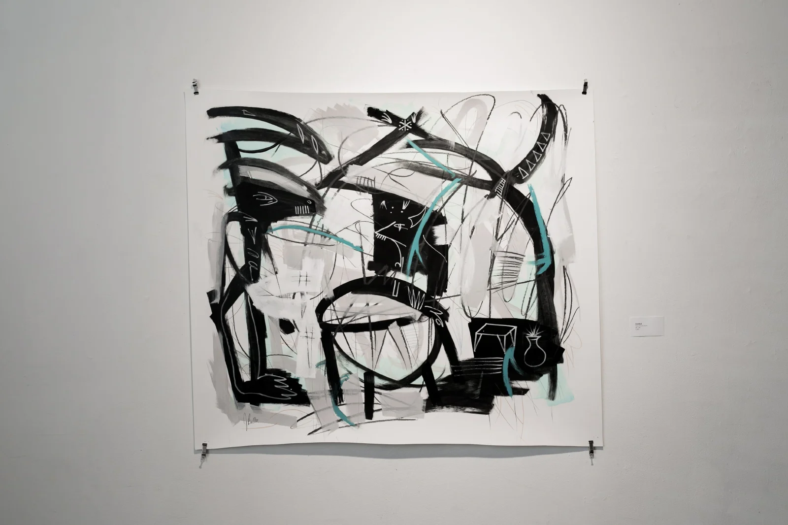   Untitled (06)  | 4ft x 4ft | Paper, Pencil, Acrylic 