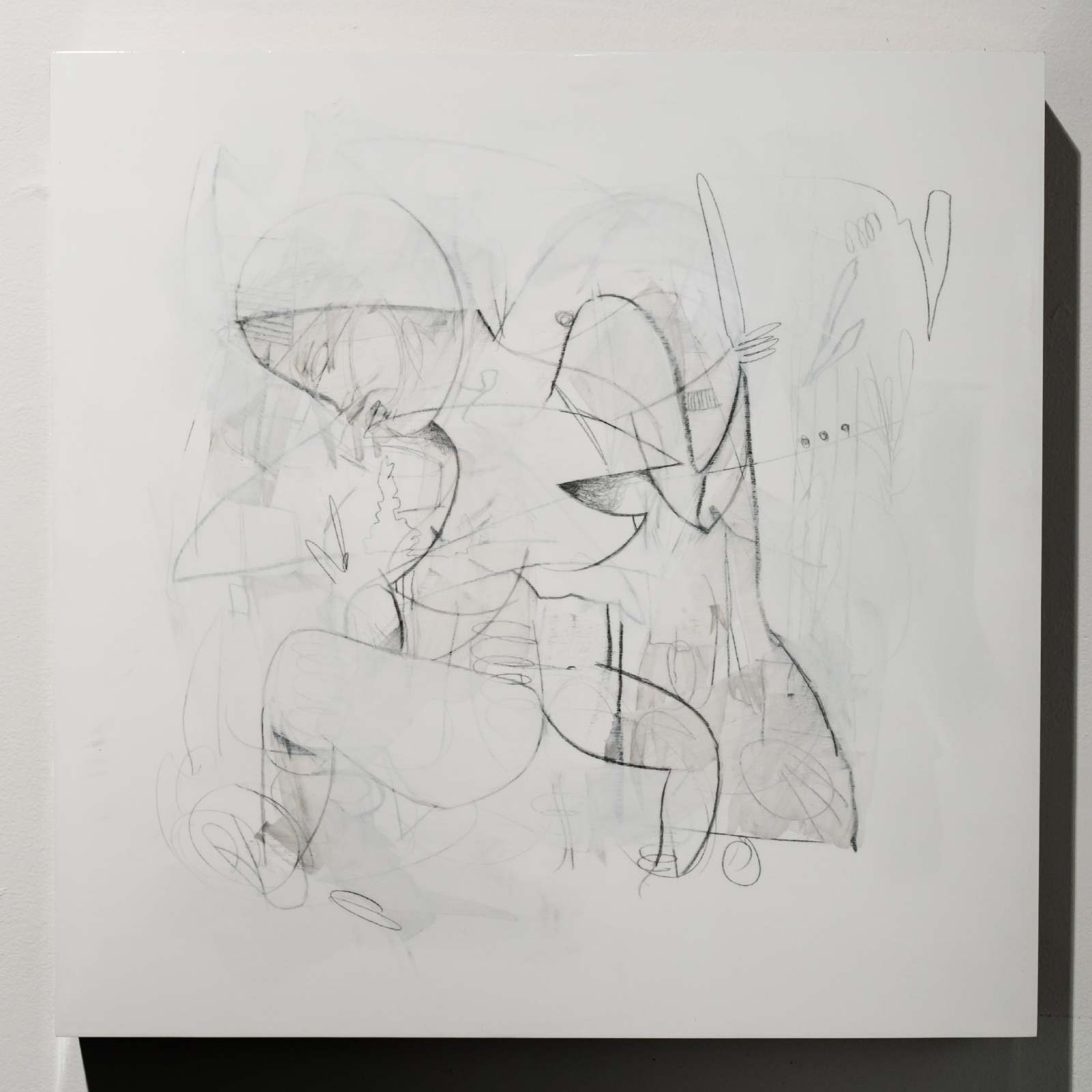   Hera  | 2ft x 2ft | Pencil, Acrylic, Cherrywood Panel, UV-Clear 