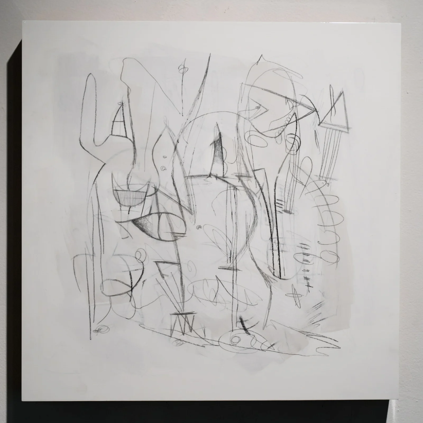   Untitled  | 2ft x 2ft | Pencil, Acrylic, Cherrywood Panel, UV-Clear 