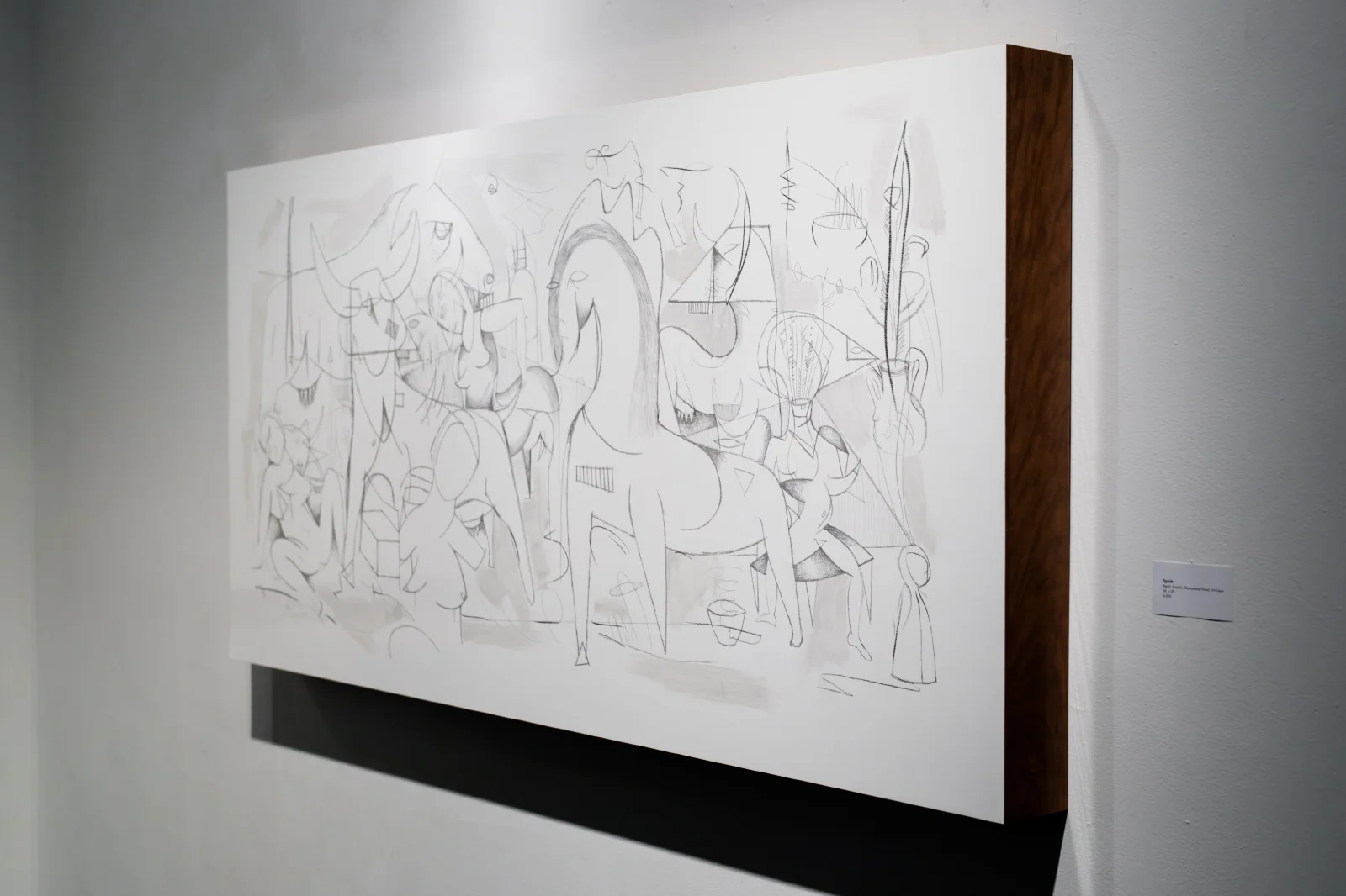   Spirit  | 3ft x 2ft | Pencil, Acrylic, Cherrywood Panel, UV-Clear 