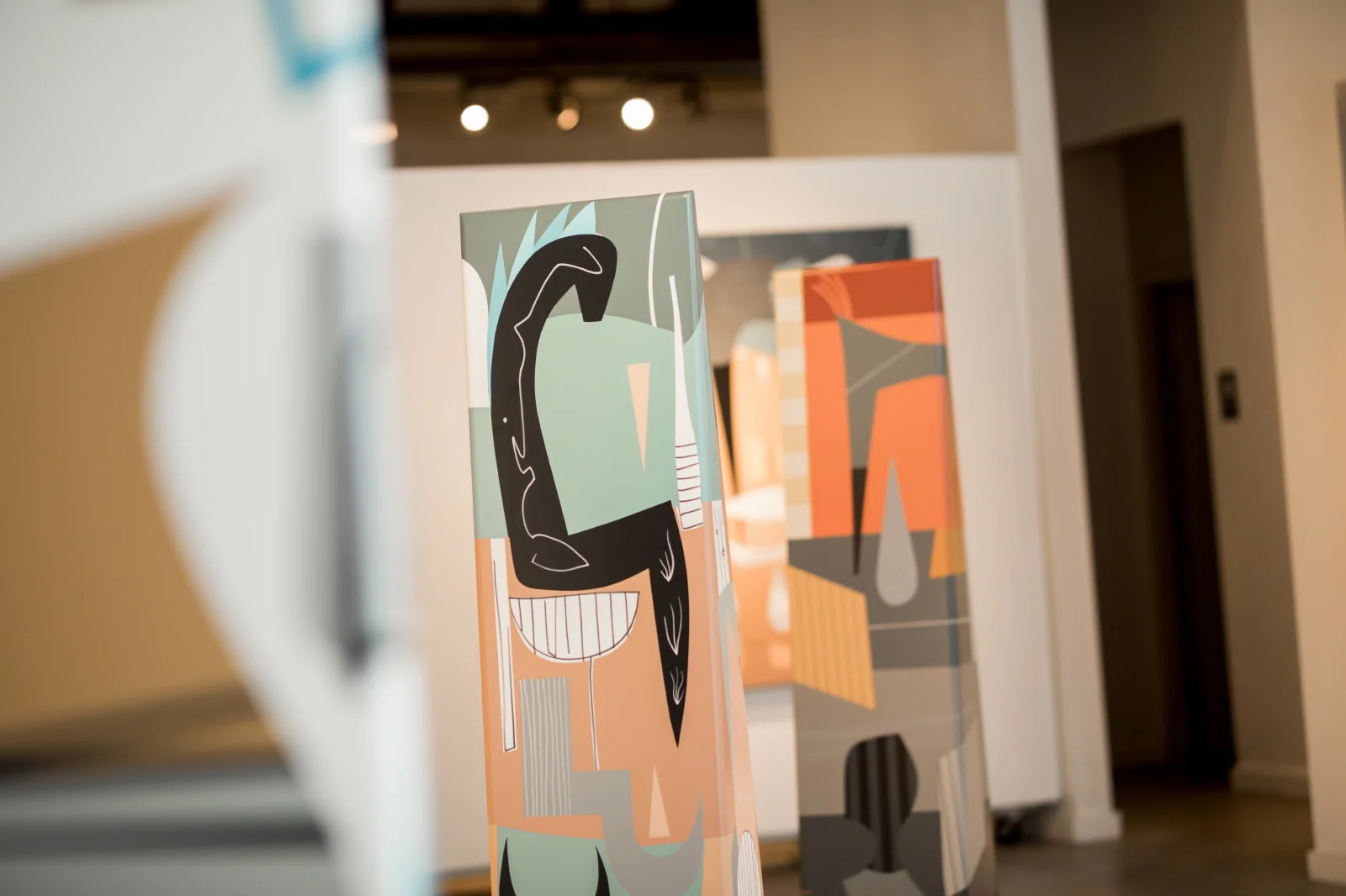   Bona Fides  | 6ft x 17in x 10 in | Acrylic on Wood, UV Clear 